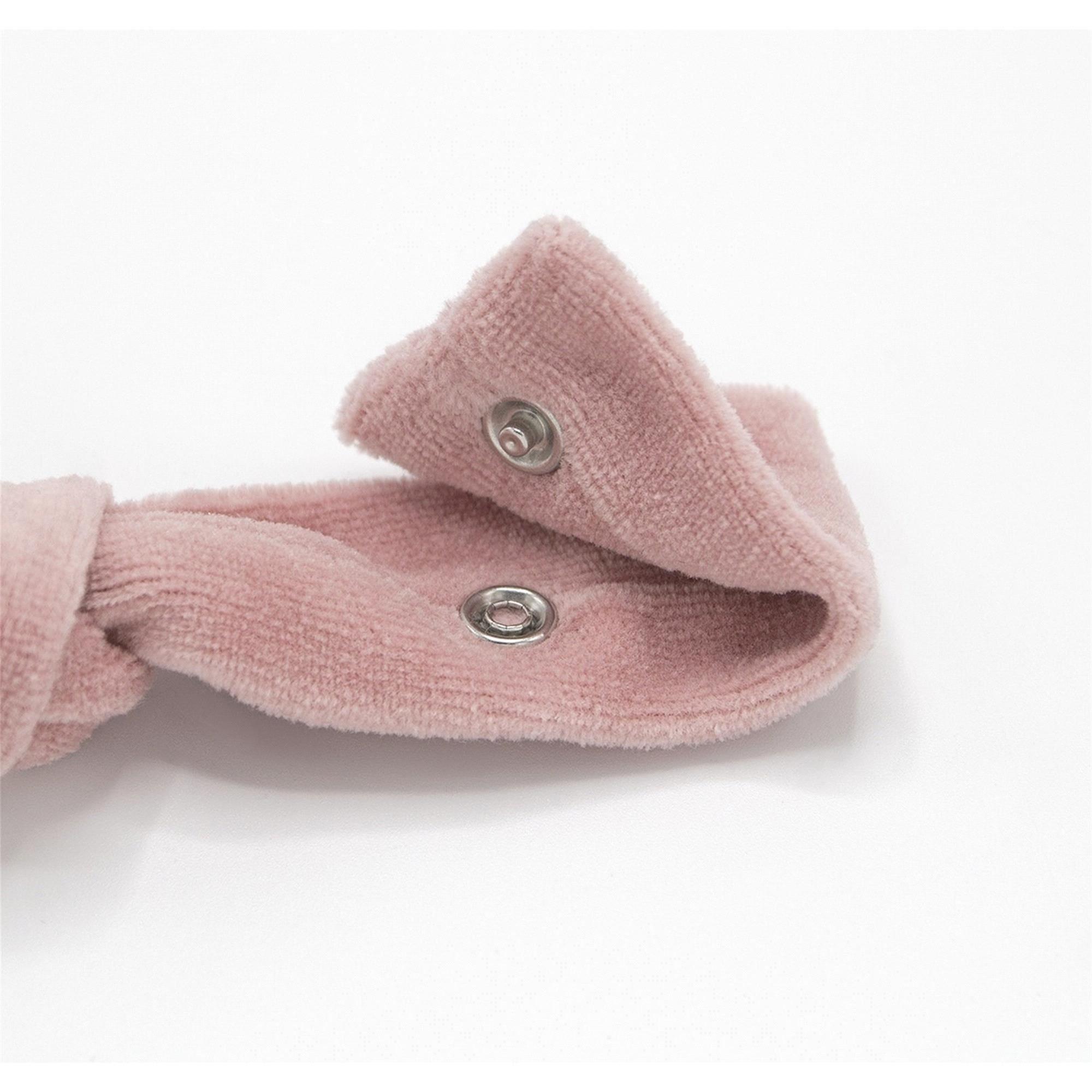 Babyjem Emzik Askısı Kalp Desen Gül Kurusu Art-743