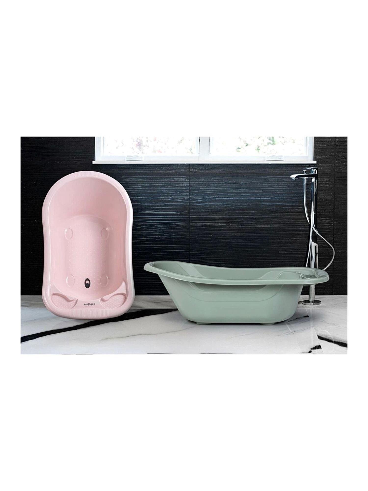 Babyjem Giderli Büyük Küvet 50 lt Pembe Art-241