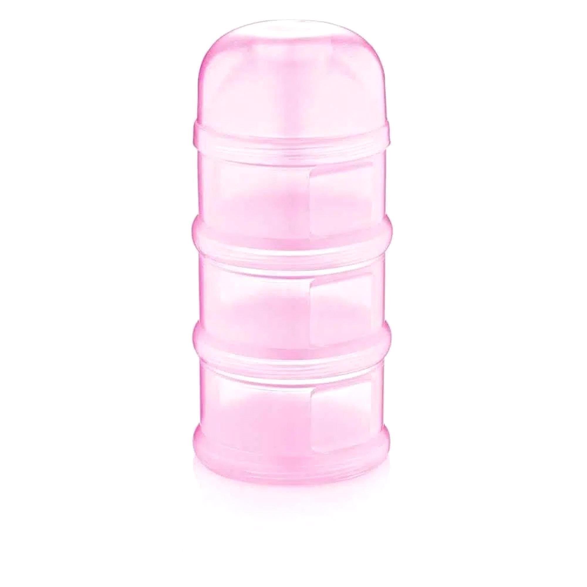 Babyjem Katlı Toz Mama Kabı Pembe Art-545