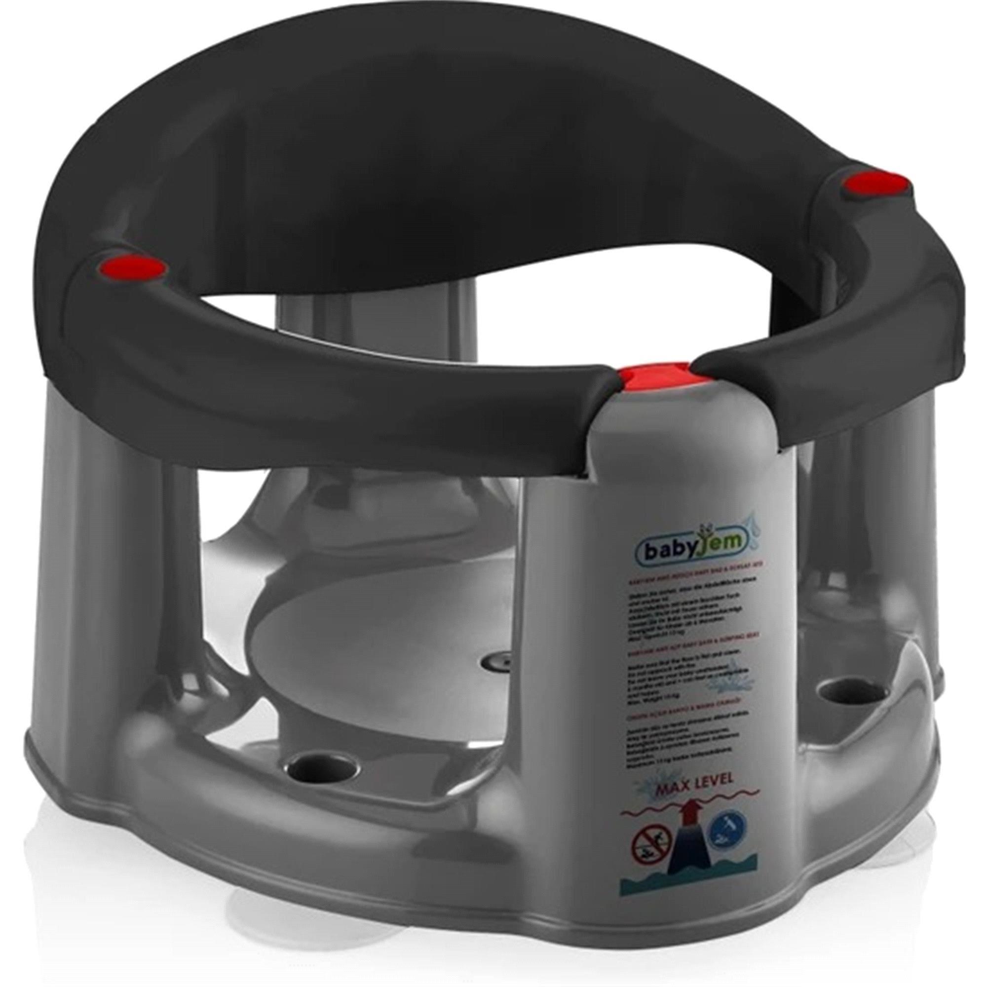 Babyjem Önden Açılır Banyo&Mama Oturağı Siyah Art-636