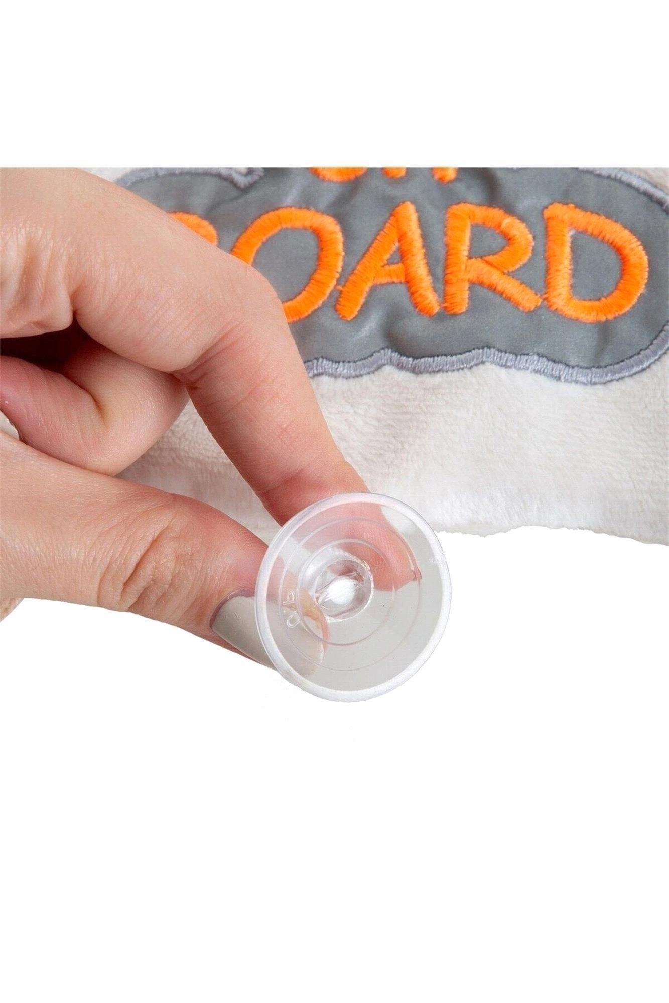 Babyjem Reflektörlü Arabada Bebek Var Aparatı Kahve Art-875