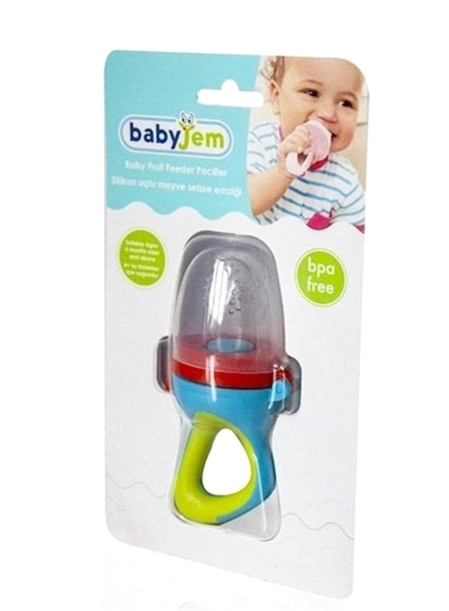 Babyjem Silikon Uçlu Meyve Sebze Emziği Renkli Art-600