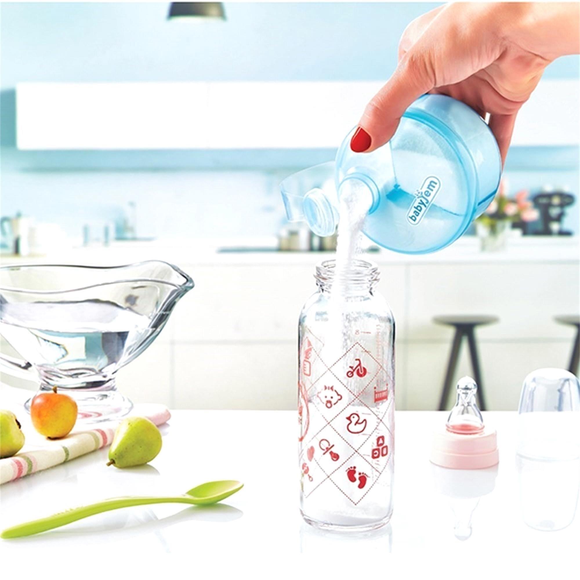 Babyjem Toz Mama Kabı Mavi Art-496