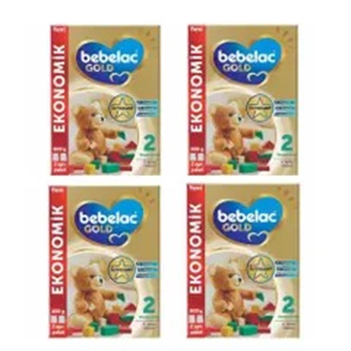 Bebelac Gold 2 4'lü 800 Gr 6-12  Ay Mega Paket