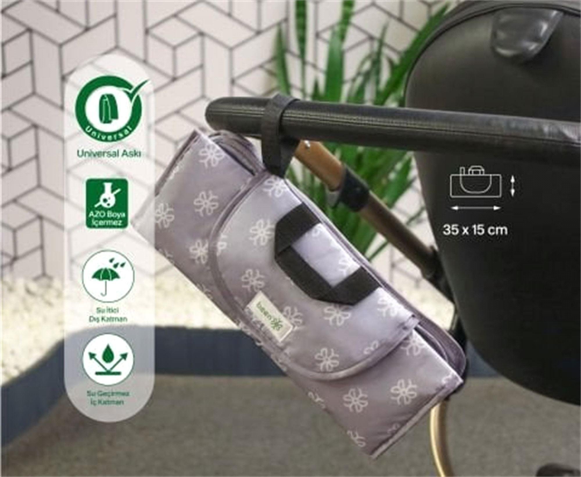 Been Fonksiyonel Bebek Bakım Matı Gri BN-740FBM