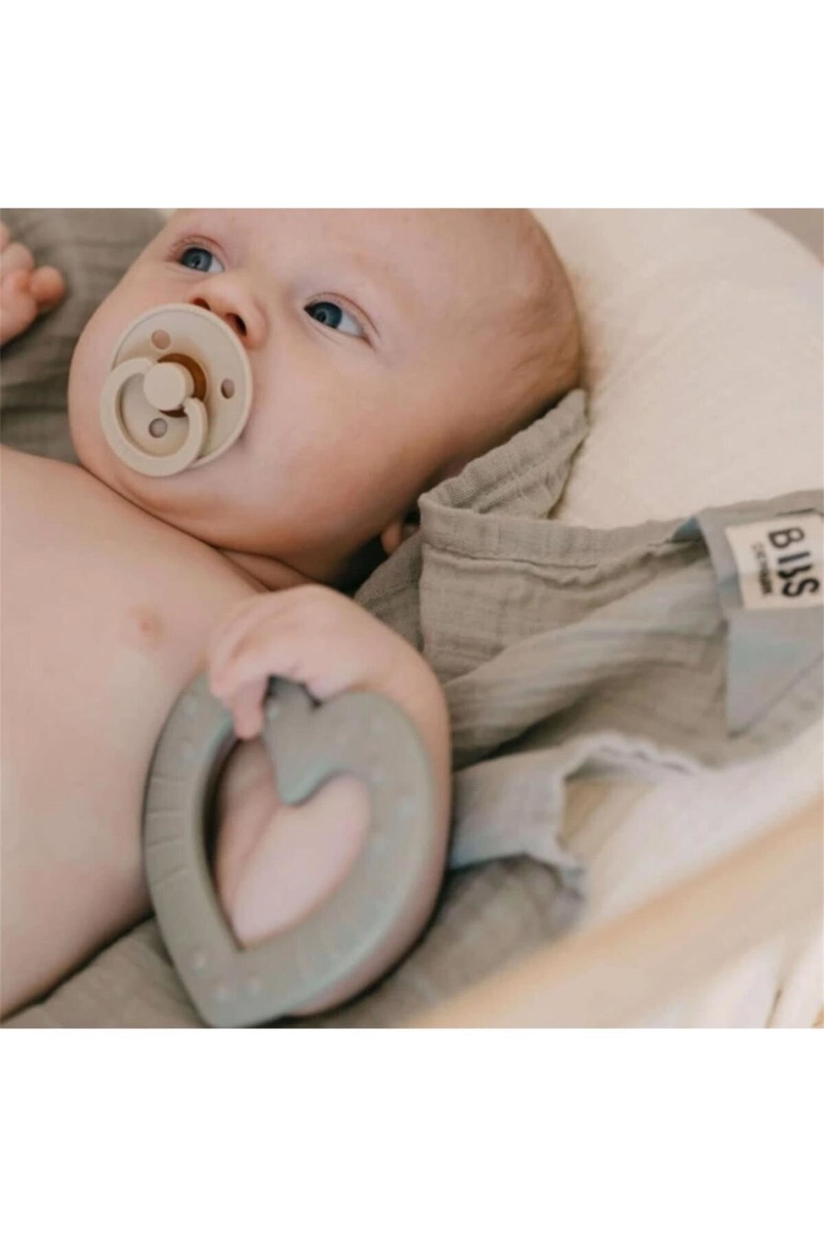 Bibs Cuddle Swaddle Müslin Bebek Örtüsü Sage 9402250