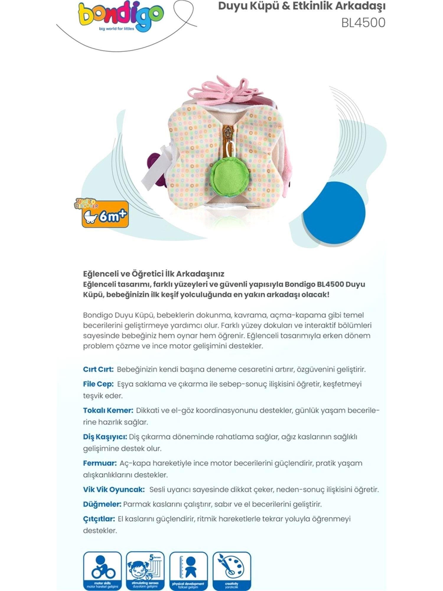 Bondigo Duyu Küpü ve Etkinlik Arkadaşı Renkli BL4500