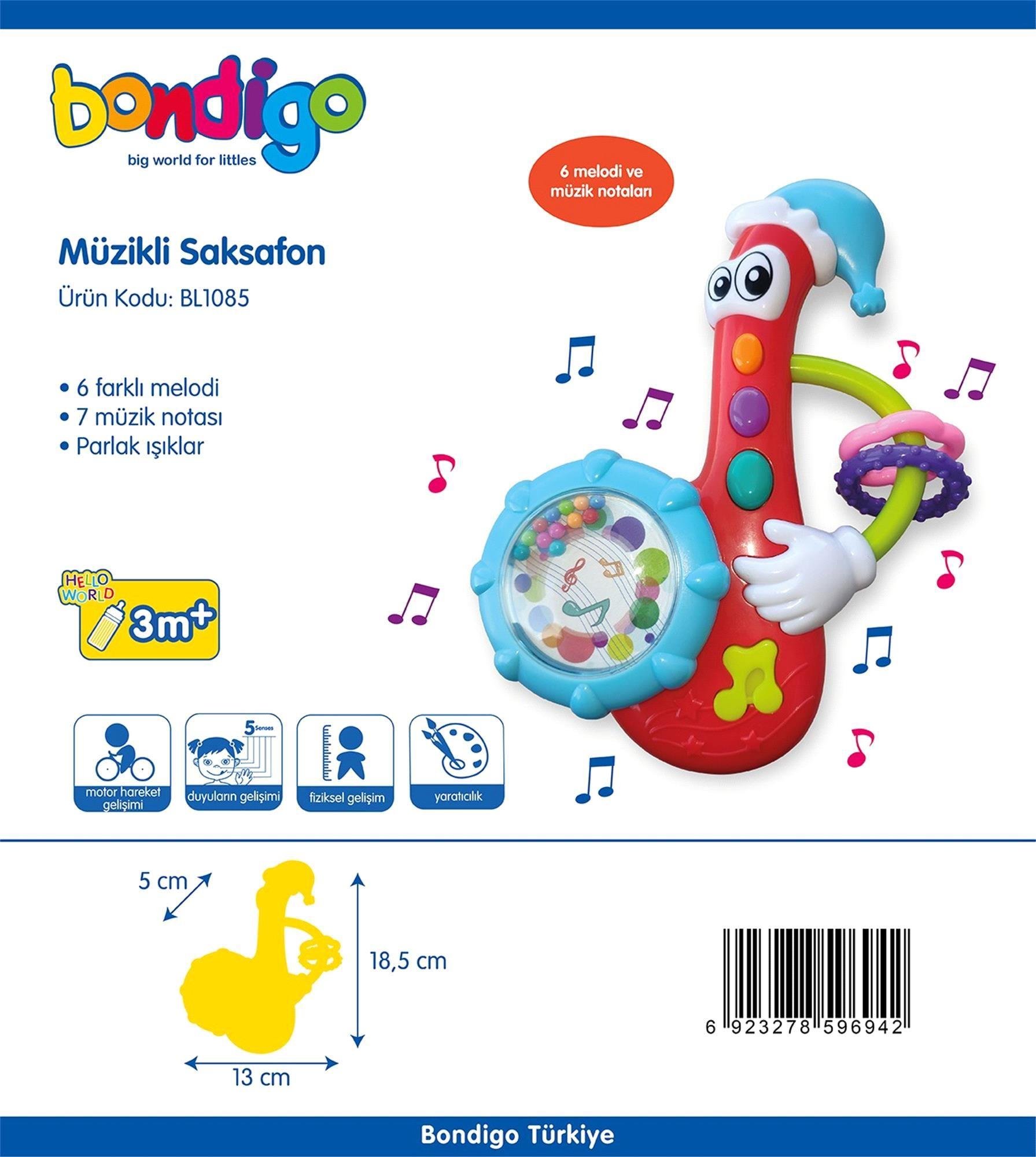 Bondigo Müzikli Saksafon BL1085