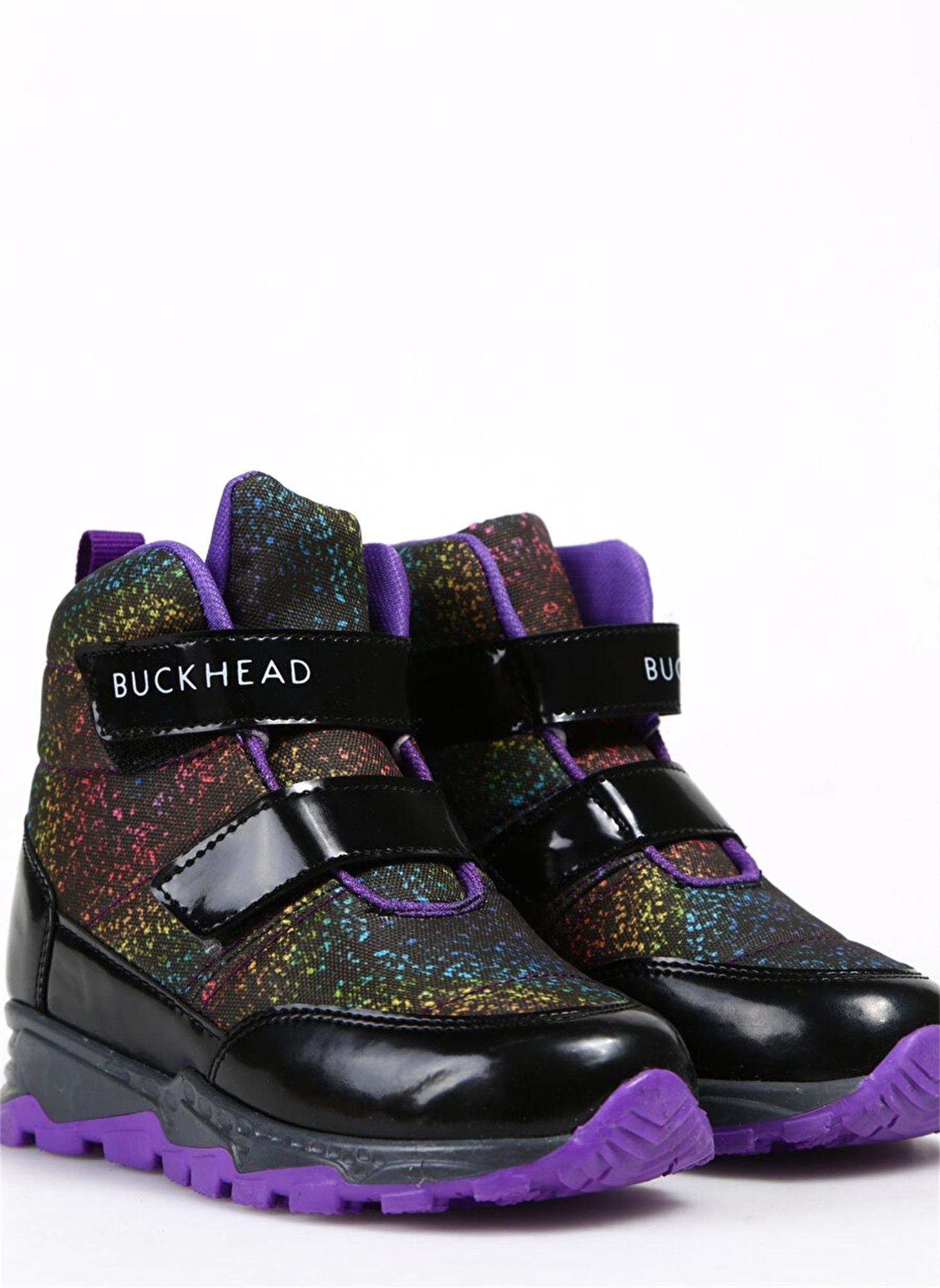 Buckhead Kız Çocuk Snowshell Bot Siyah Mor Buck4183