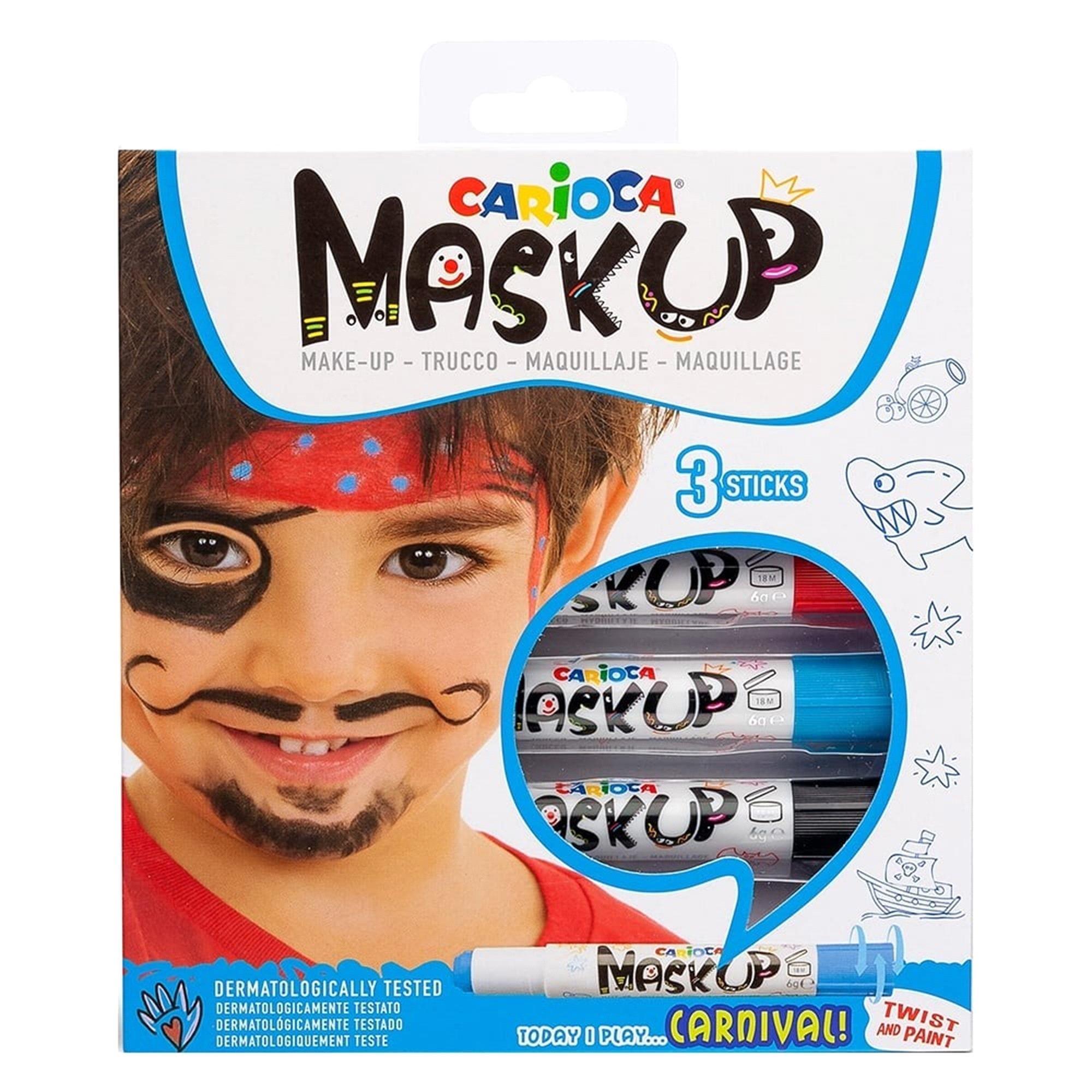 Carioca Mask Up 3 Renk Carnival Yüz Boyası 43050