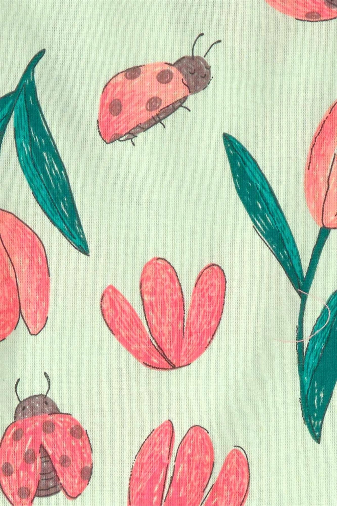 Carter's Kız Bebek 4'lü Pijama Takımı Yeşil 1U595710
