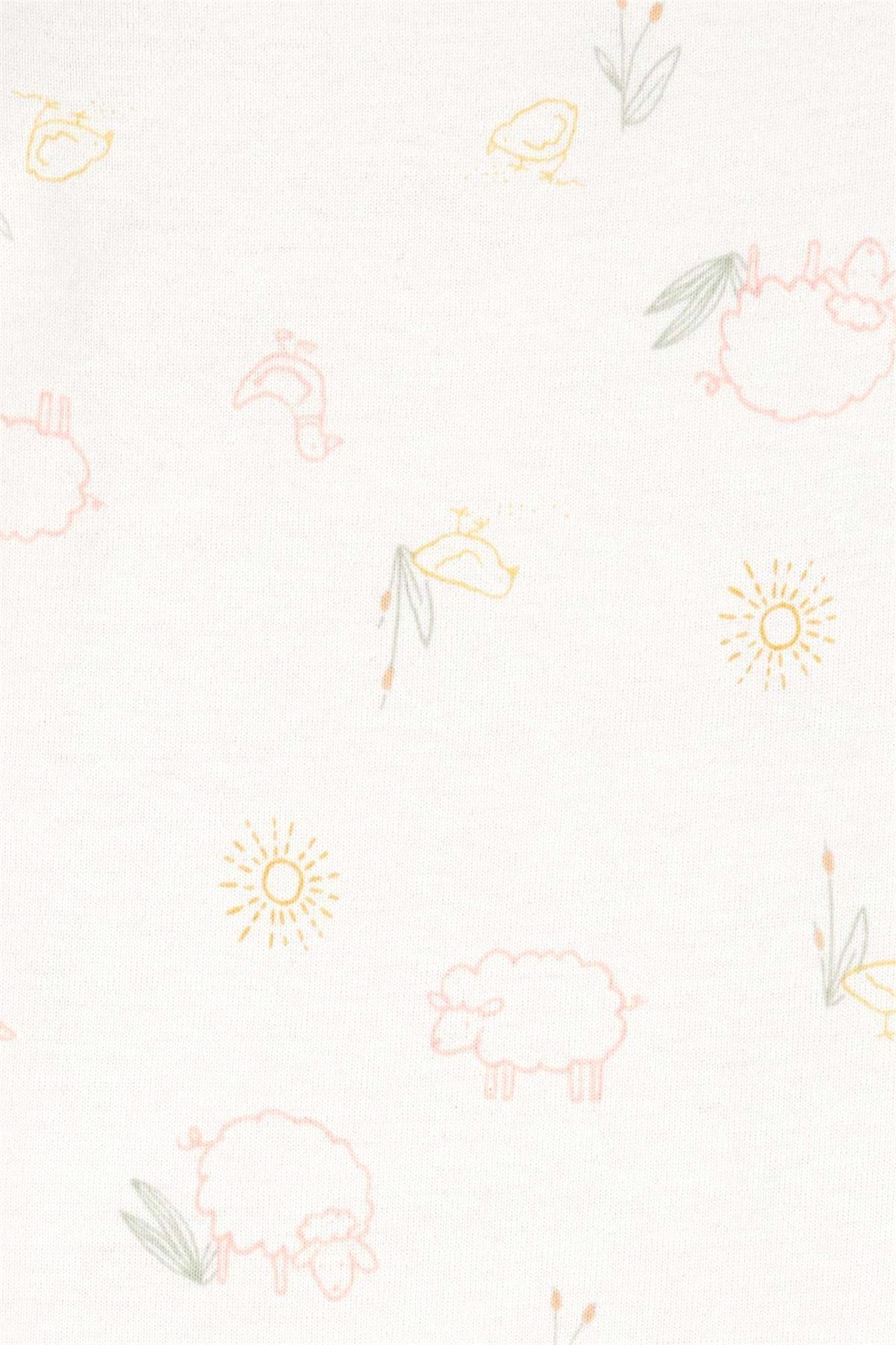 Carter's Kız Bebek Desenli 3'lü Takım Pembe 1T121110