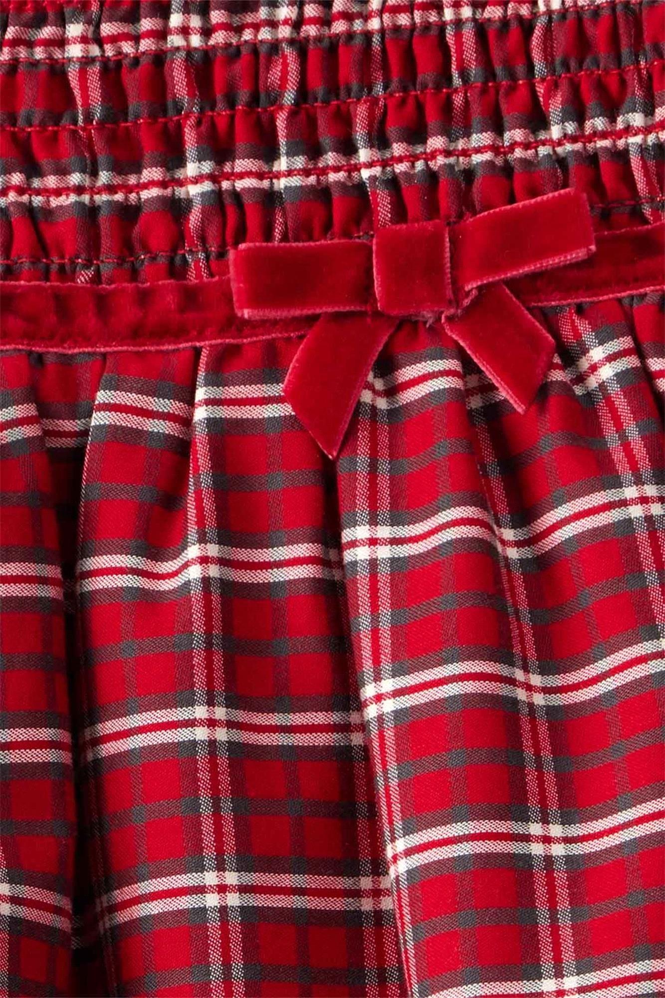 Carter's Kız Bebek Ekose Elbise Kırmızı 1T558110