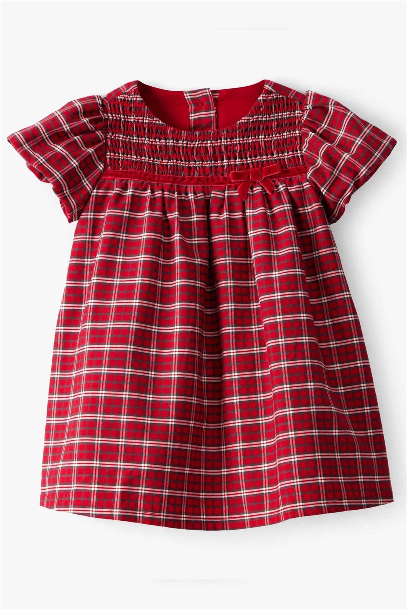 Carter's Kız Bebek Ekose Elbise Kırmızı 1T558110
