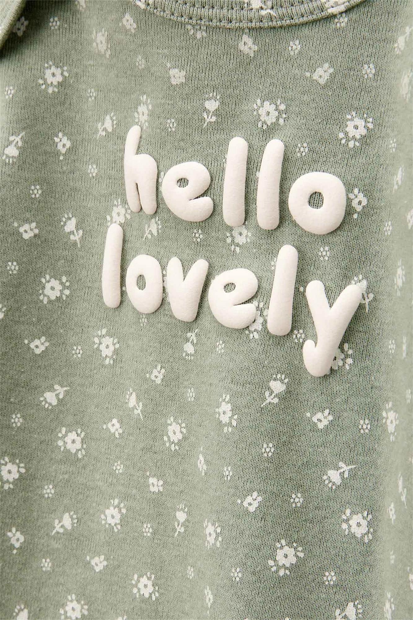 Carter's Kız Bebek Kısa Kollu 5'li Body Set Renkli 1T100410