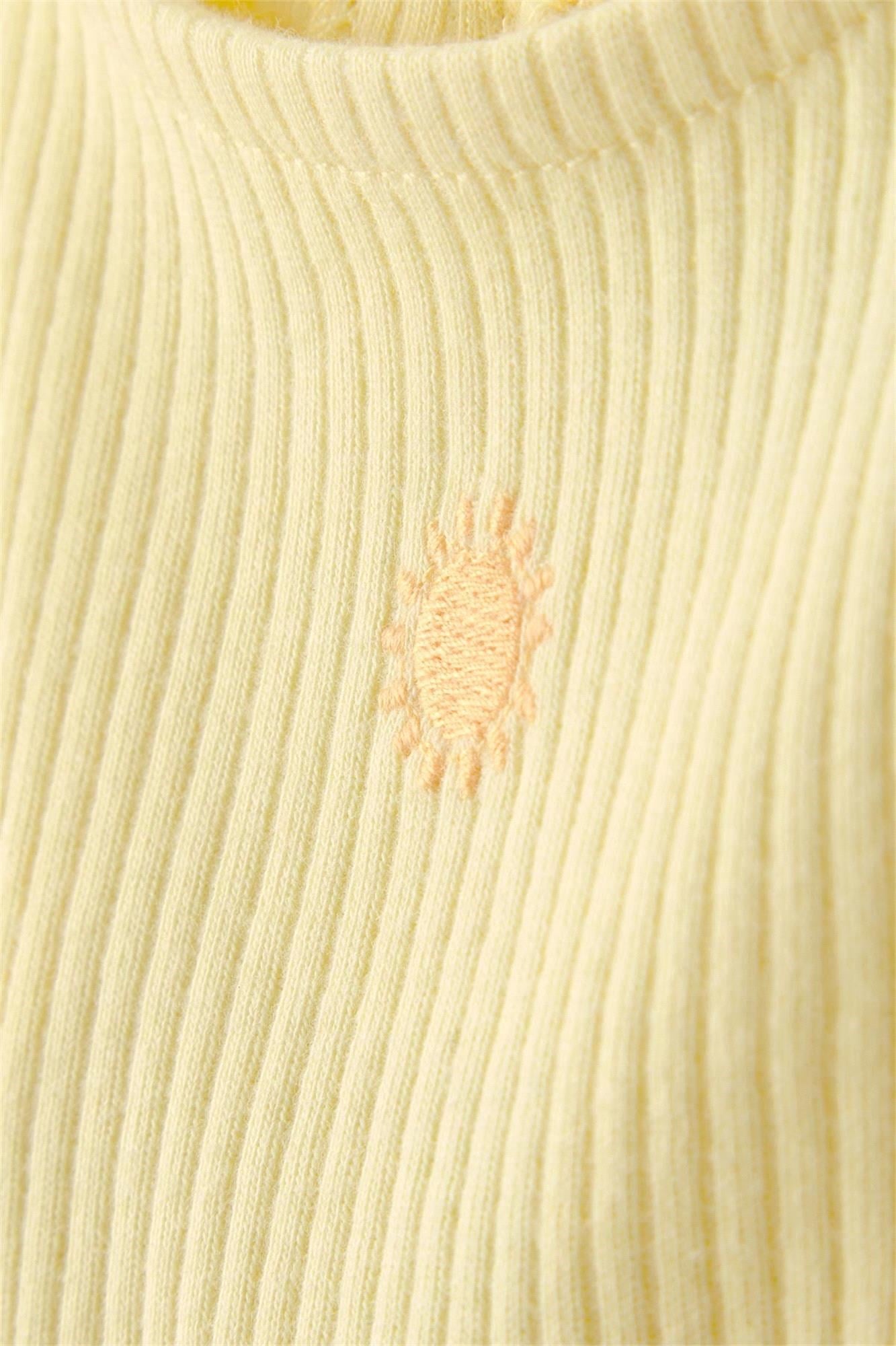 Carter's Kız Bebek Zıbın Elbise Sarı 1U565010