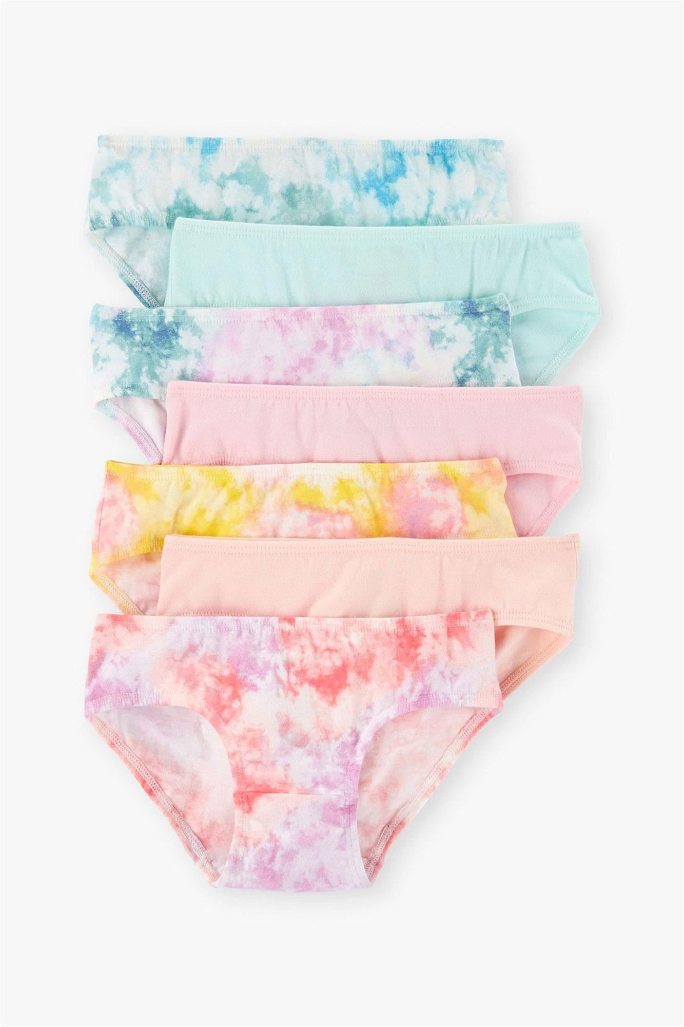 Carter's Kız Çocuk Batik Desenli 7'li Külot Set Renkli 3T730210