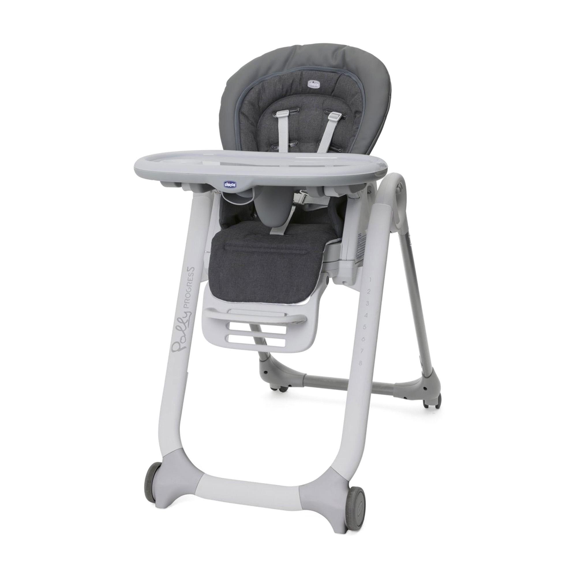 Chicco Polly Progress Mama Sandalyesi Grey Melange