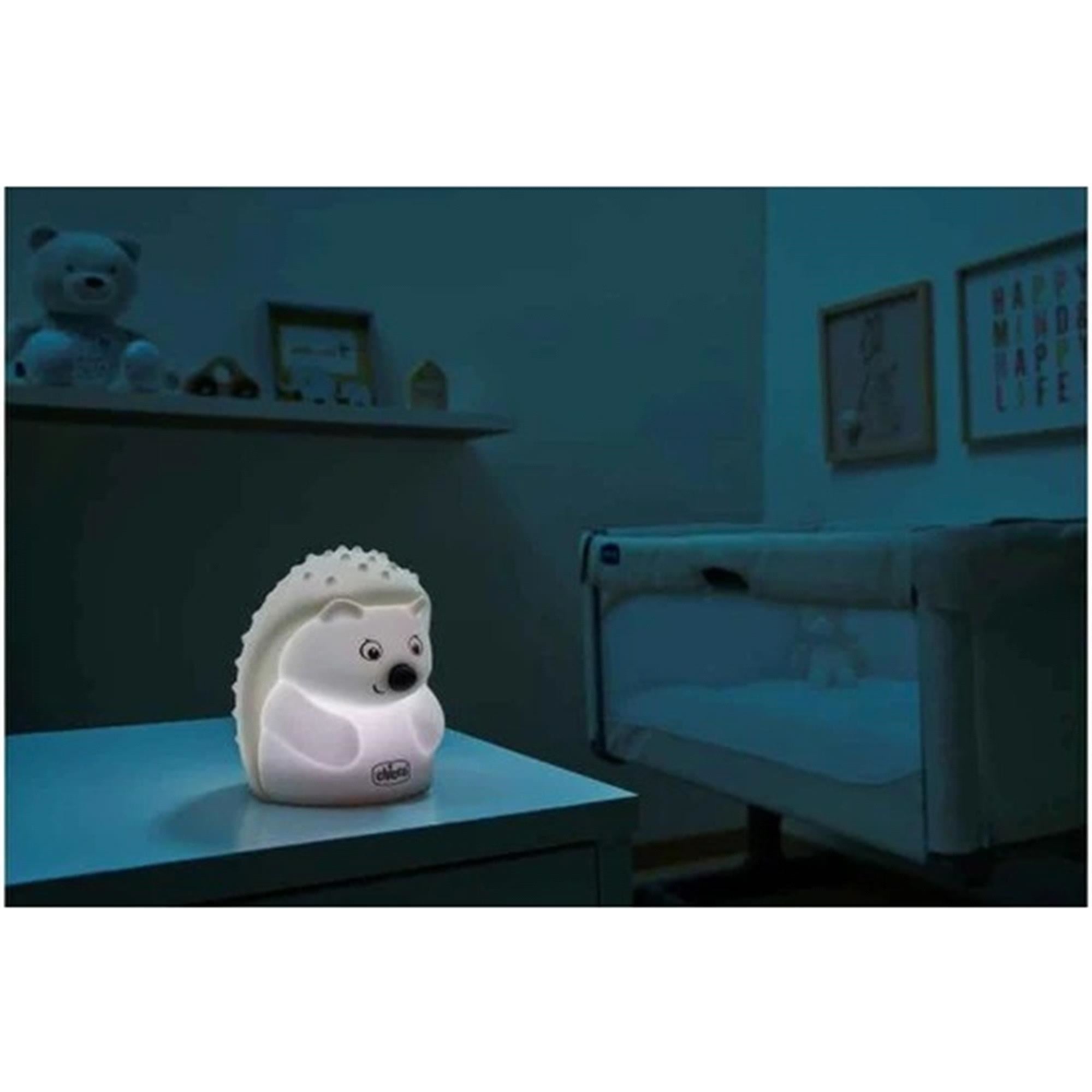 Chicco Şarj Edilebilir Gece Lambası Kirpi Beyaz 10576