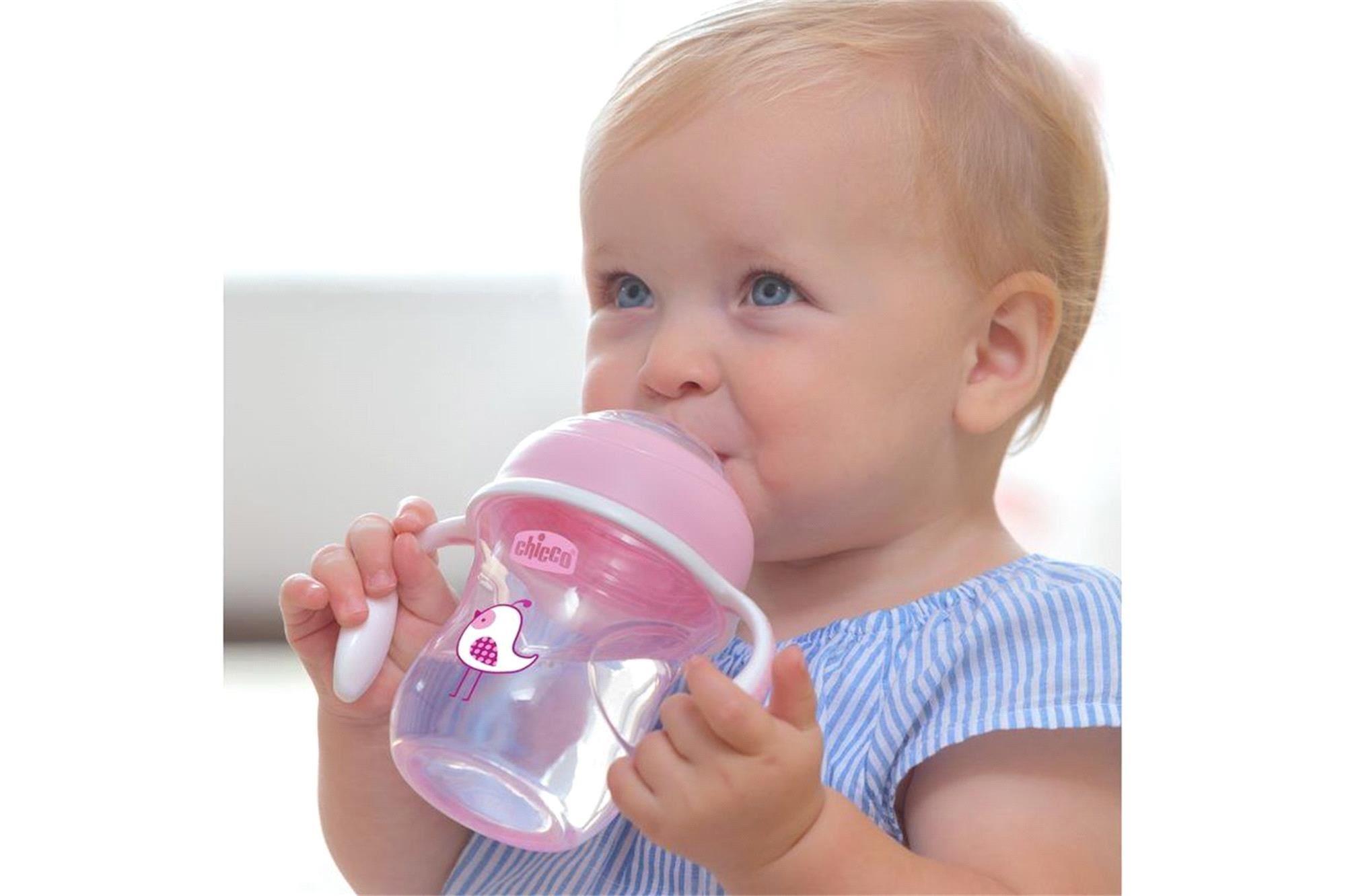 Chicco Yumuşak Uçlu Geçiş Bardağı 4+ Ay (Kız) Pembe 69111