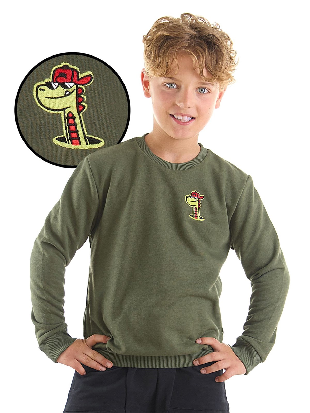Denokids Erkek Çocuk Dino Sweatshirt Cff-22S1-013