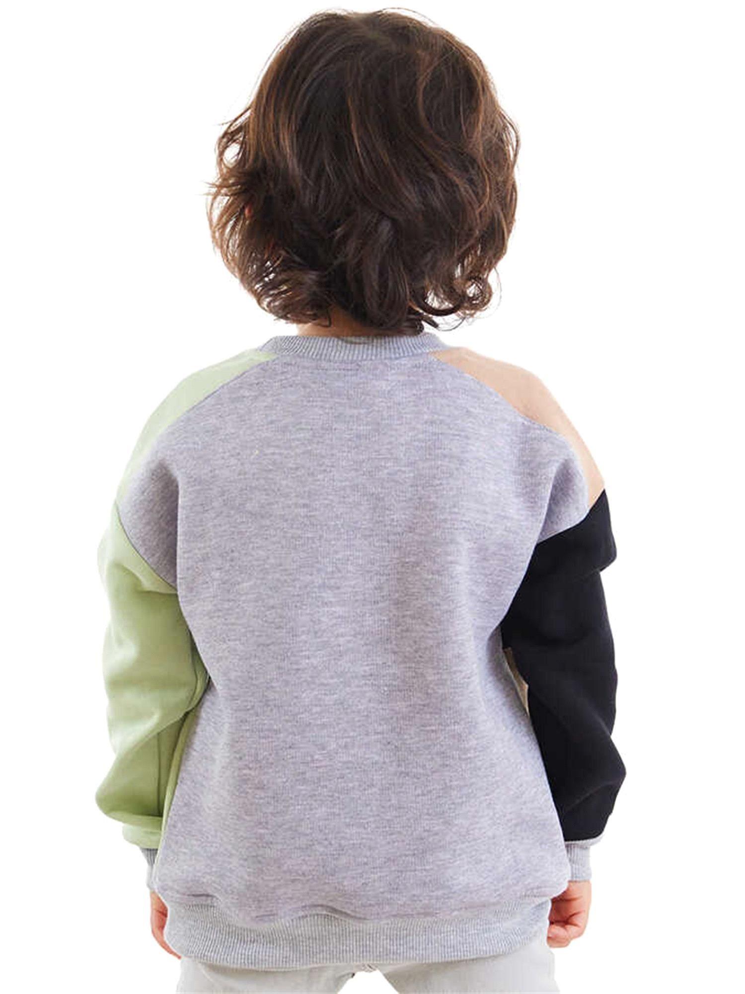 Denokids Erkek Çocuk Rakun Ve Ayı Sweatshirt CFF-23K1-025