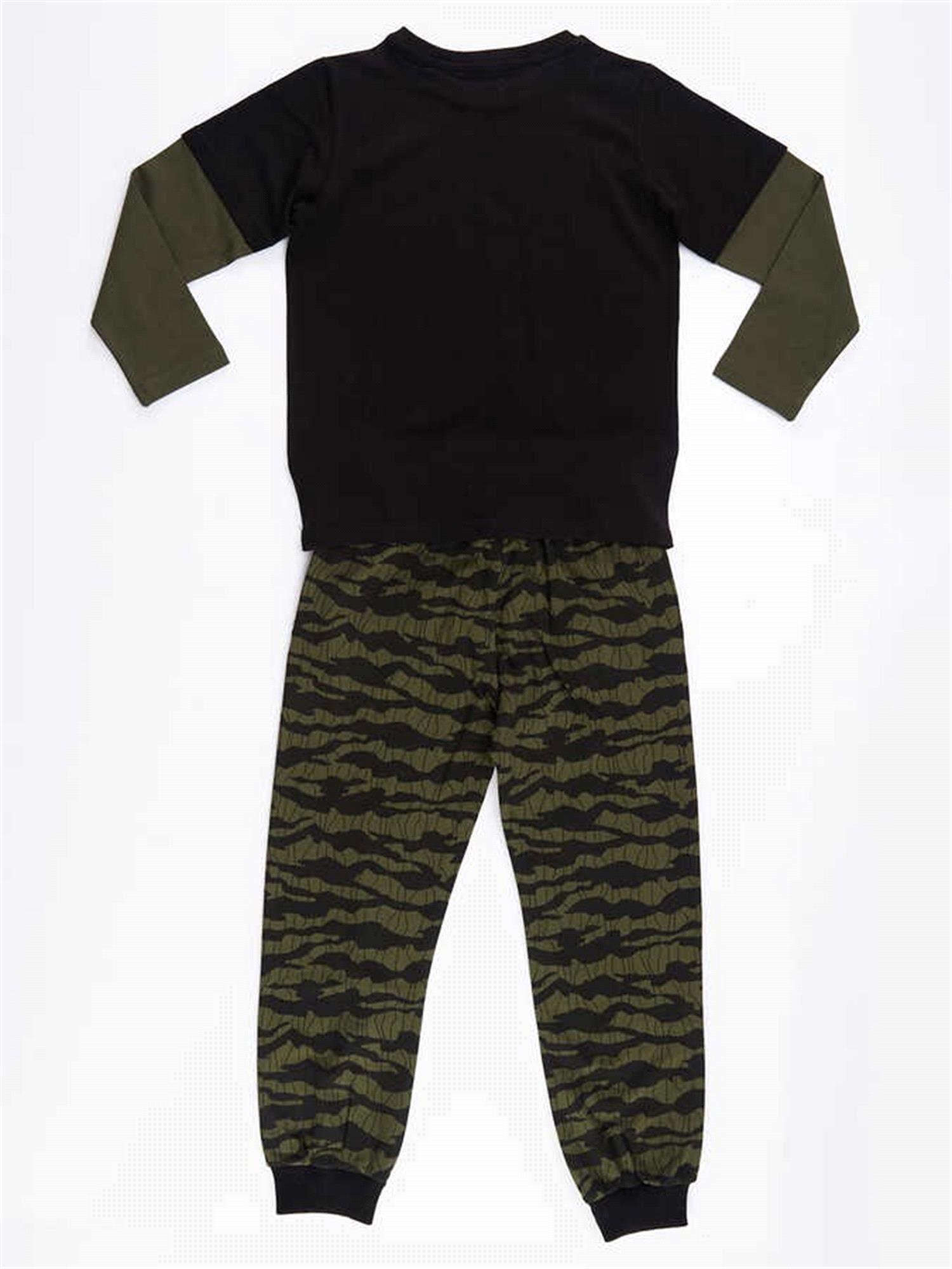 Denokids Erkek Çocuk Truck Kamuflaj  Pantolon Takım MS-21S1-070