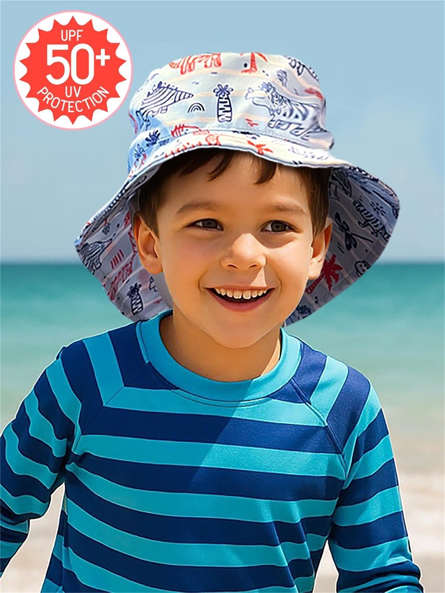 Denokids Erkek Çocuk UV Korumalı Desenli Şapka CFF-25Y1-177