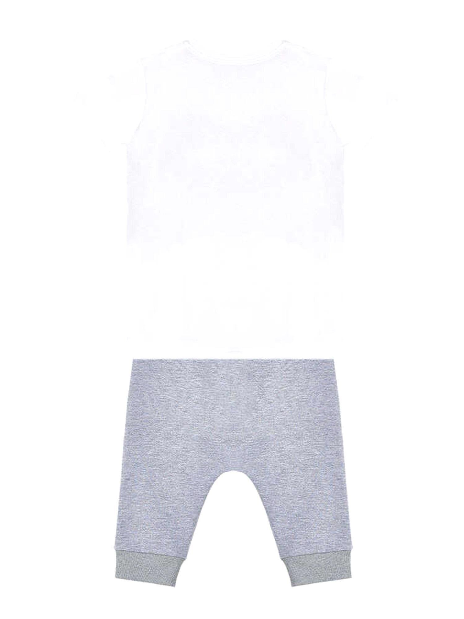 Denokids Erkek Çocuk Yarışçı T-shirt Kapri Şort Takım MS-24Y1-050