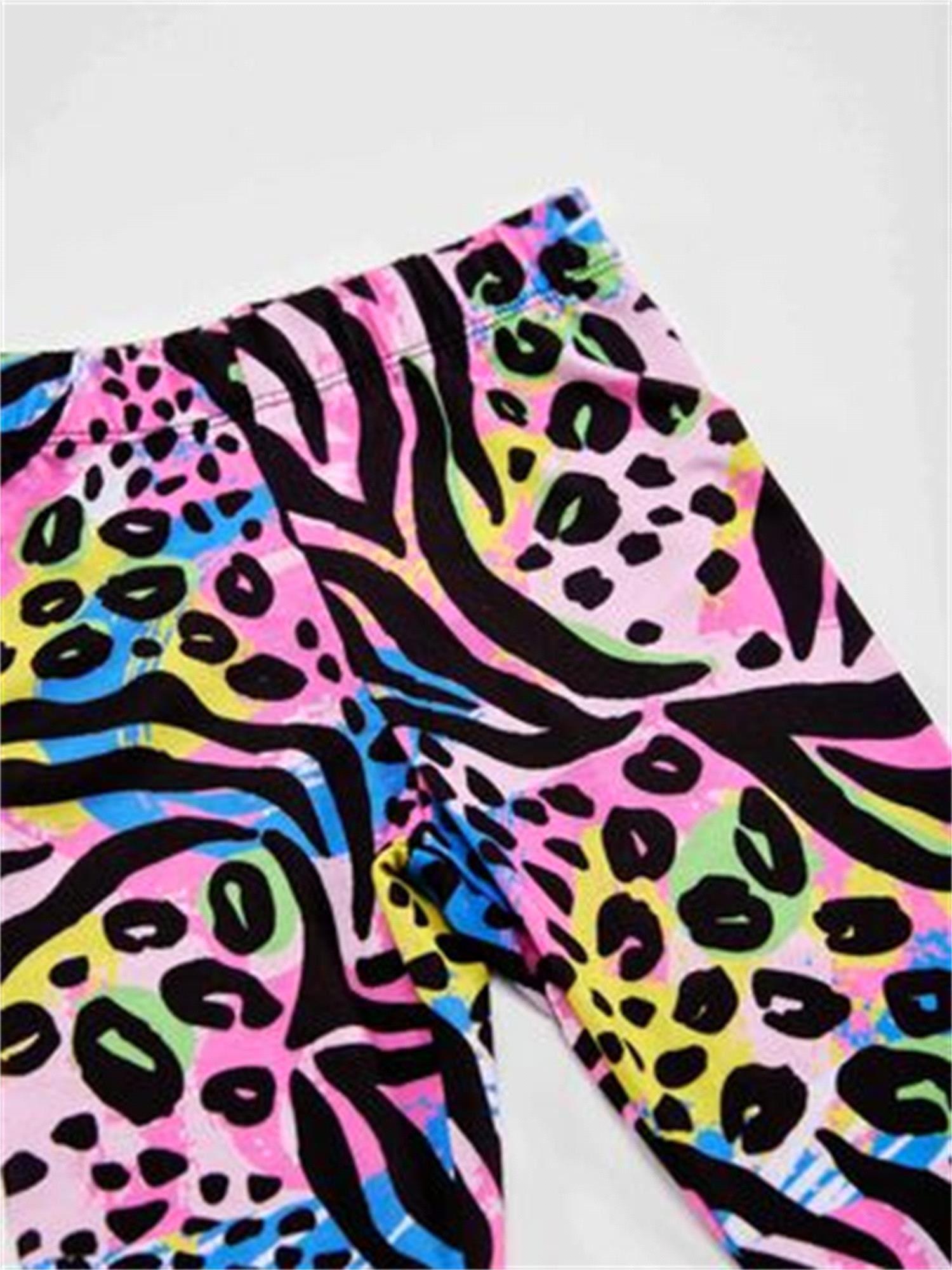 Denokids Kız Çocuk Good Vibes Tunik Tayt Takım Ms-23Y1-020