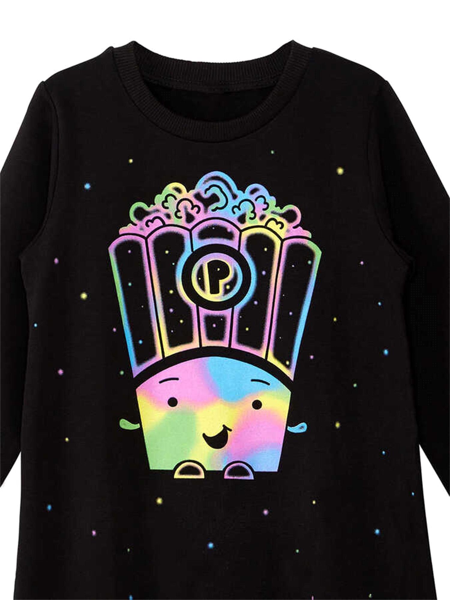Denokids Kız Çocuk Popcorn Elbise Siyah MS-19S1-100