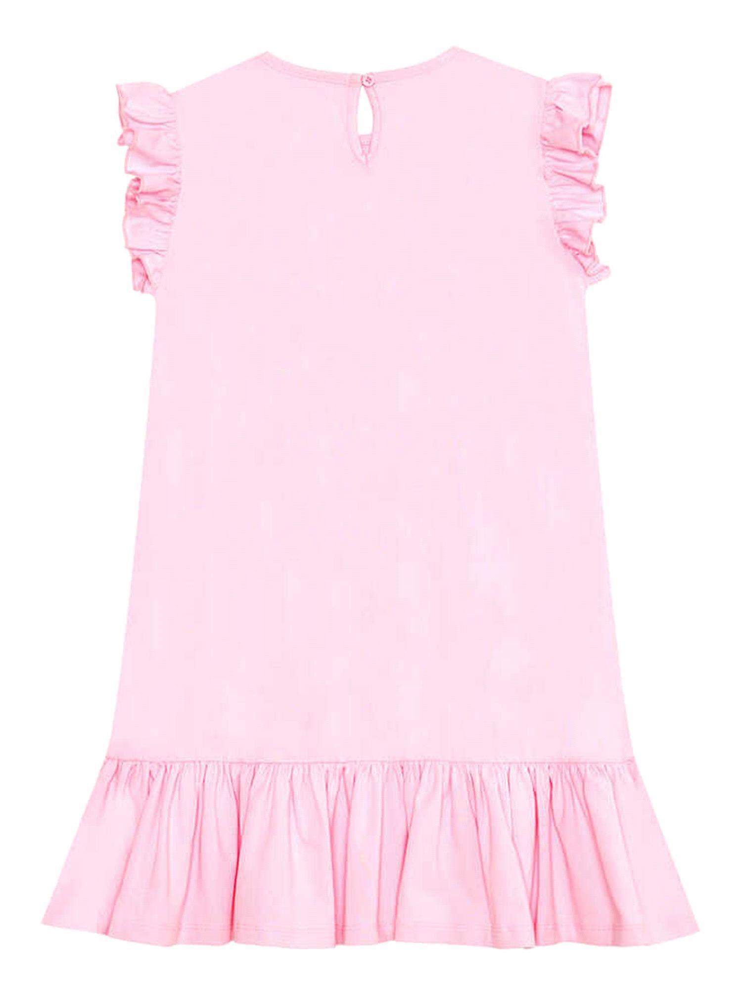 Denokids Kız Çocuk Unicorn Magic Elbise Pembe CFF-24Y1-079