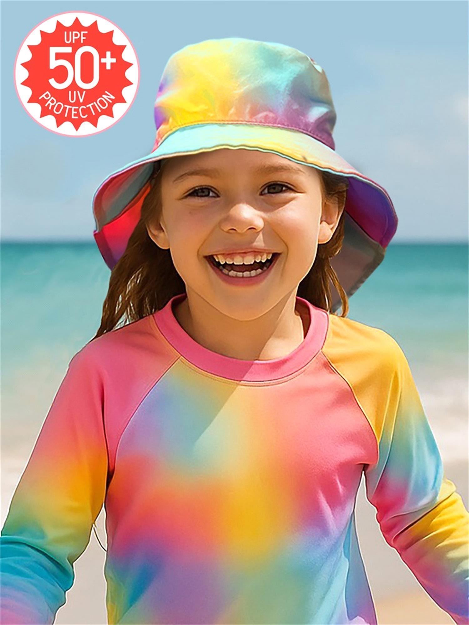 Denokids Kız Çocuk UV Korumalı Batik Desenli Şapka CFF-25Y1-175