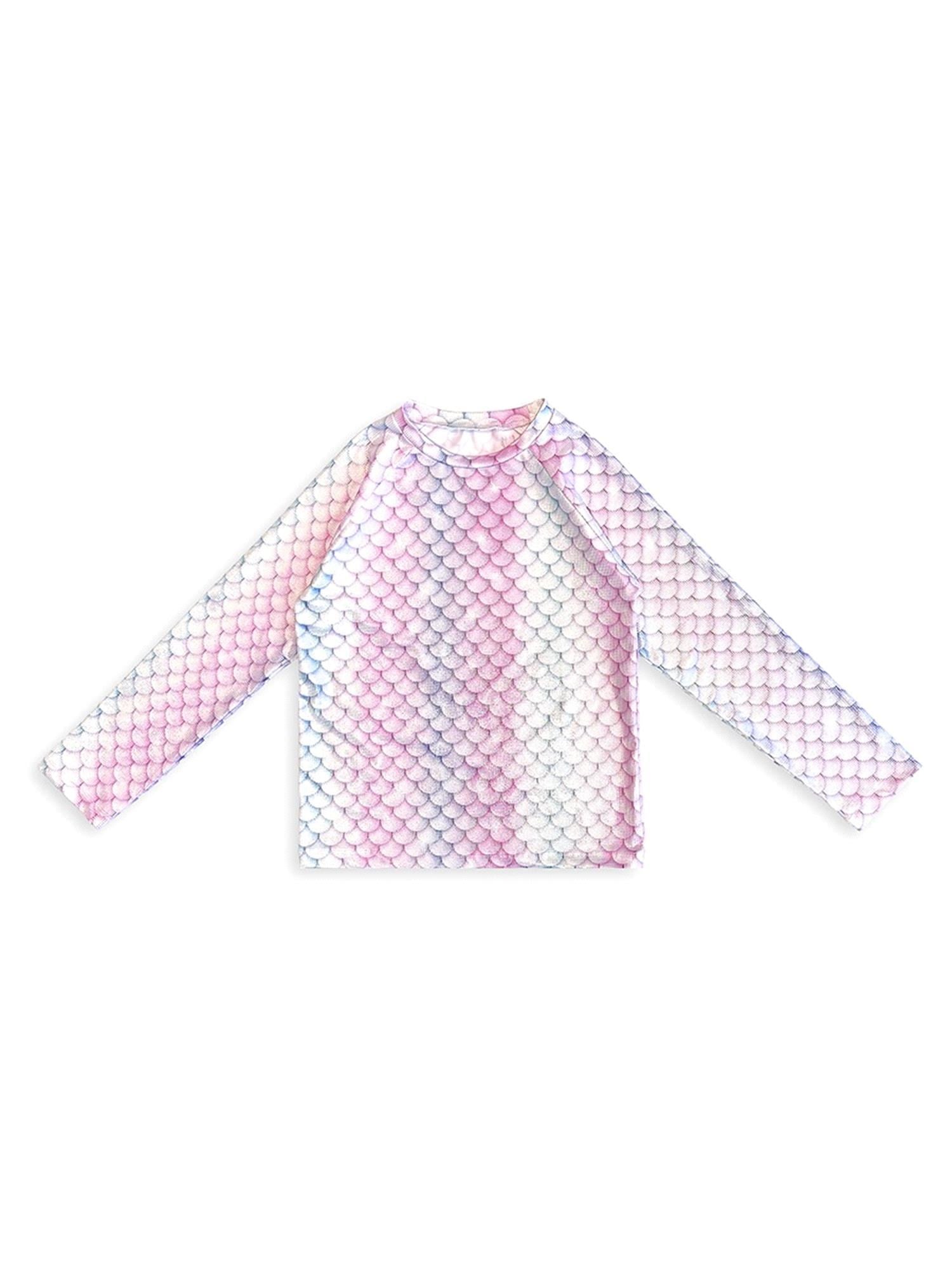 Denokids Kız Çocuk UV Korumalı Deniz Kızı Mayo Tişört CFF-26Y1-119