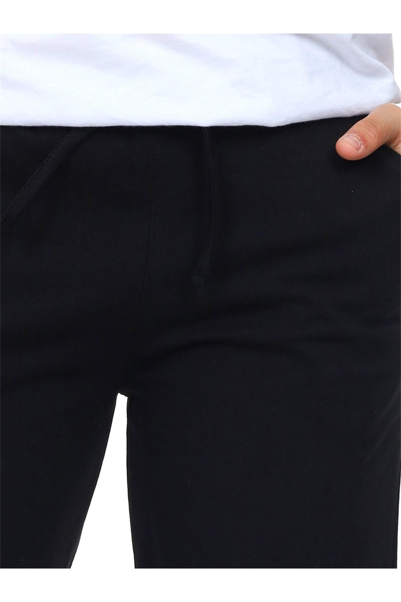 Denokids Unisex Çocuk Basic Eşofman Altı Siyah CFF-24S1-165