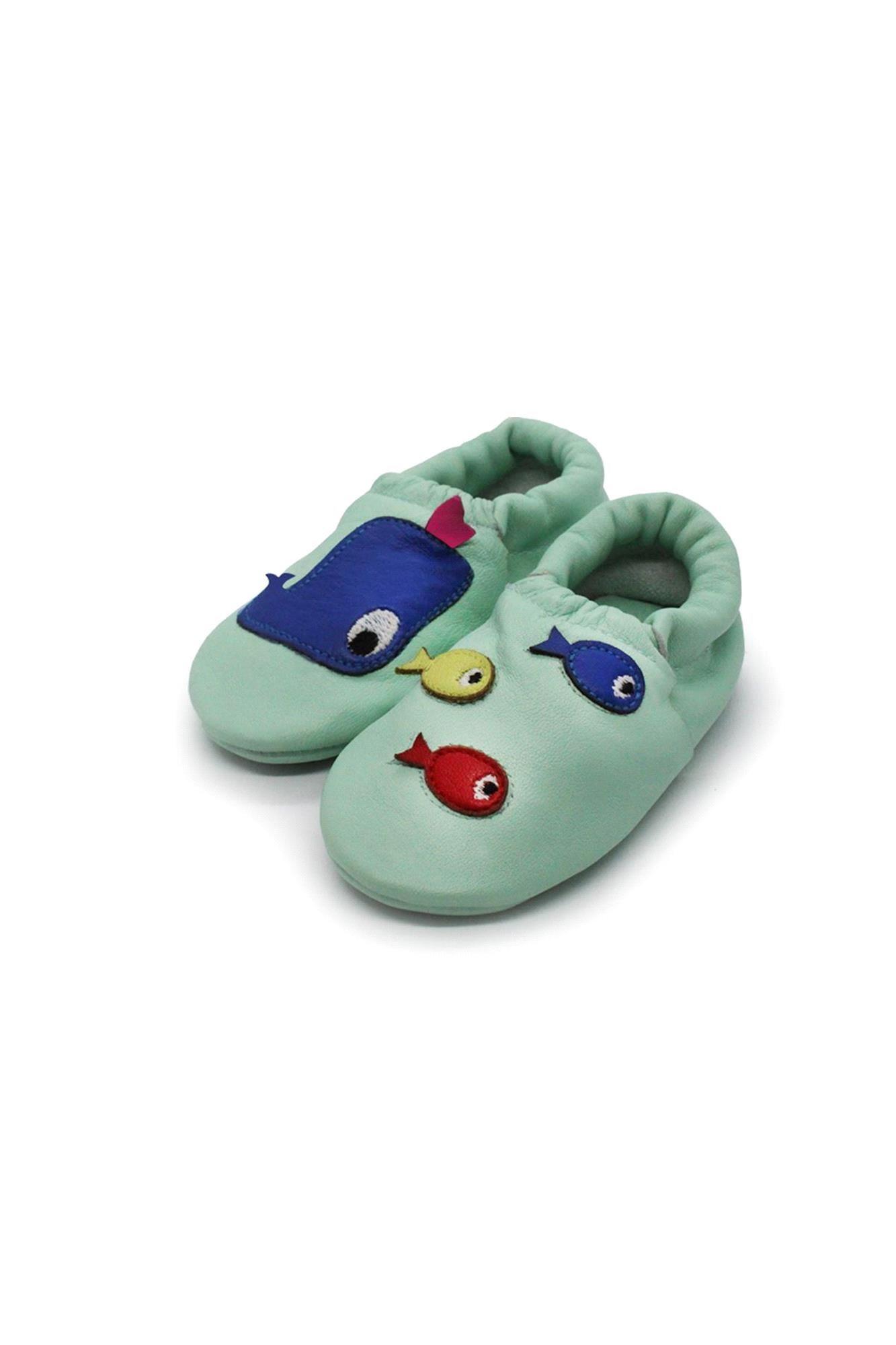 Dudino Çocuk Soft Walk Deri Panduf Fish Family 2C31A312