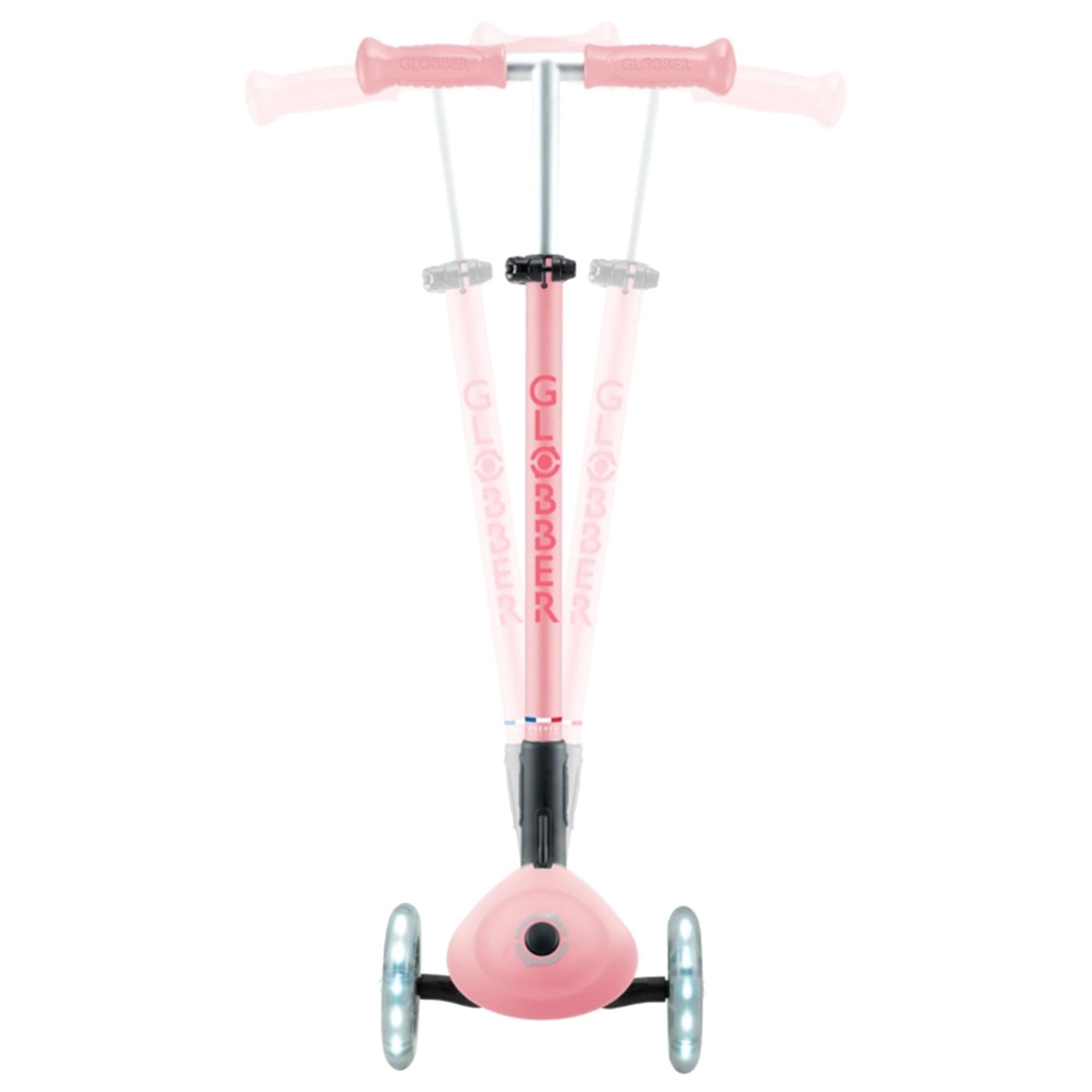 Globber Elite Deluxe Işıklı Scooter Pastel Pembe 439-710