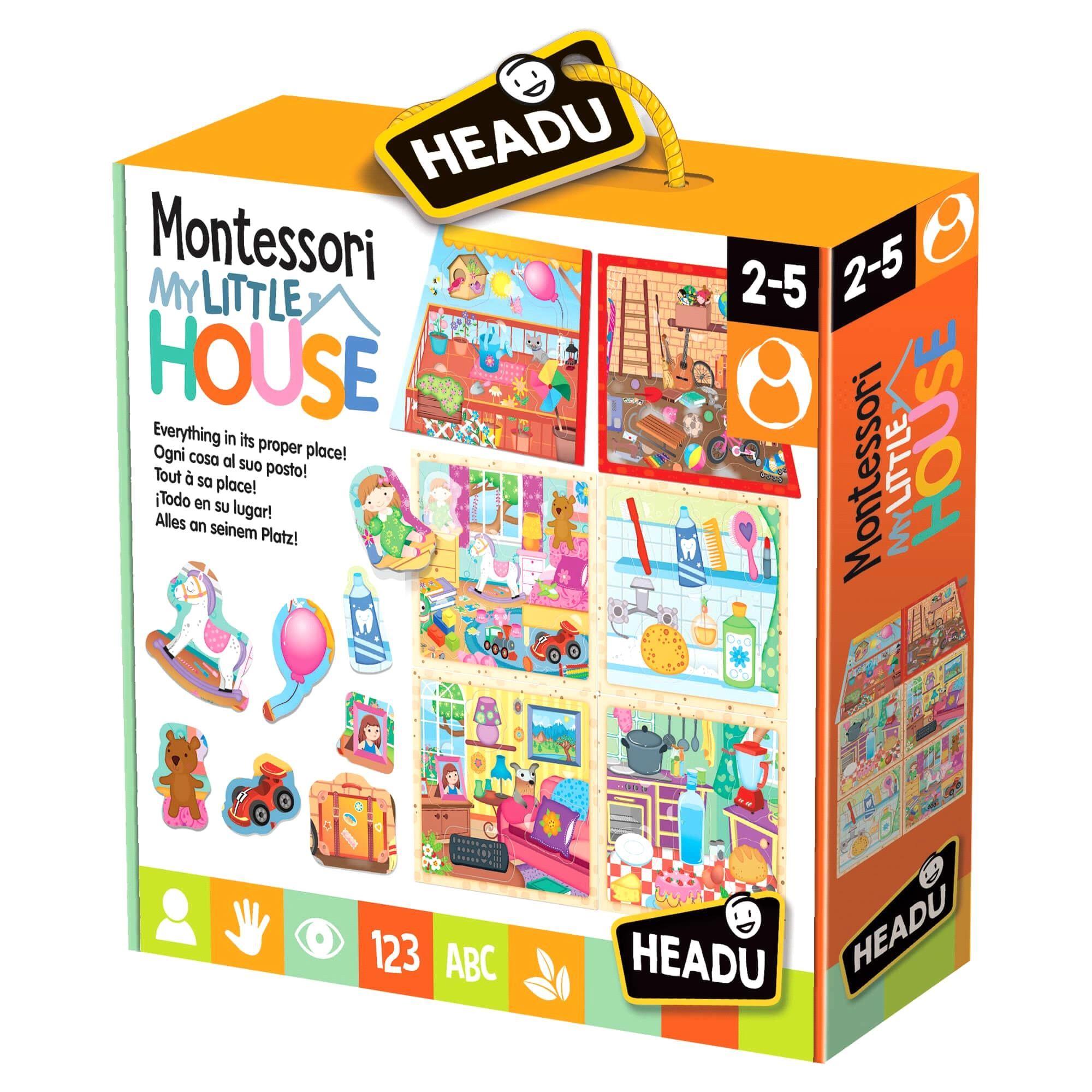 Headu Montessori My Little House Benim Küçük Evim  Eğitici Oyuncak IT20836