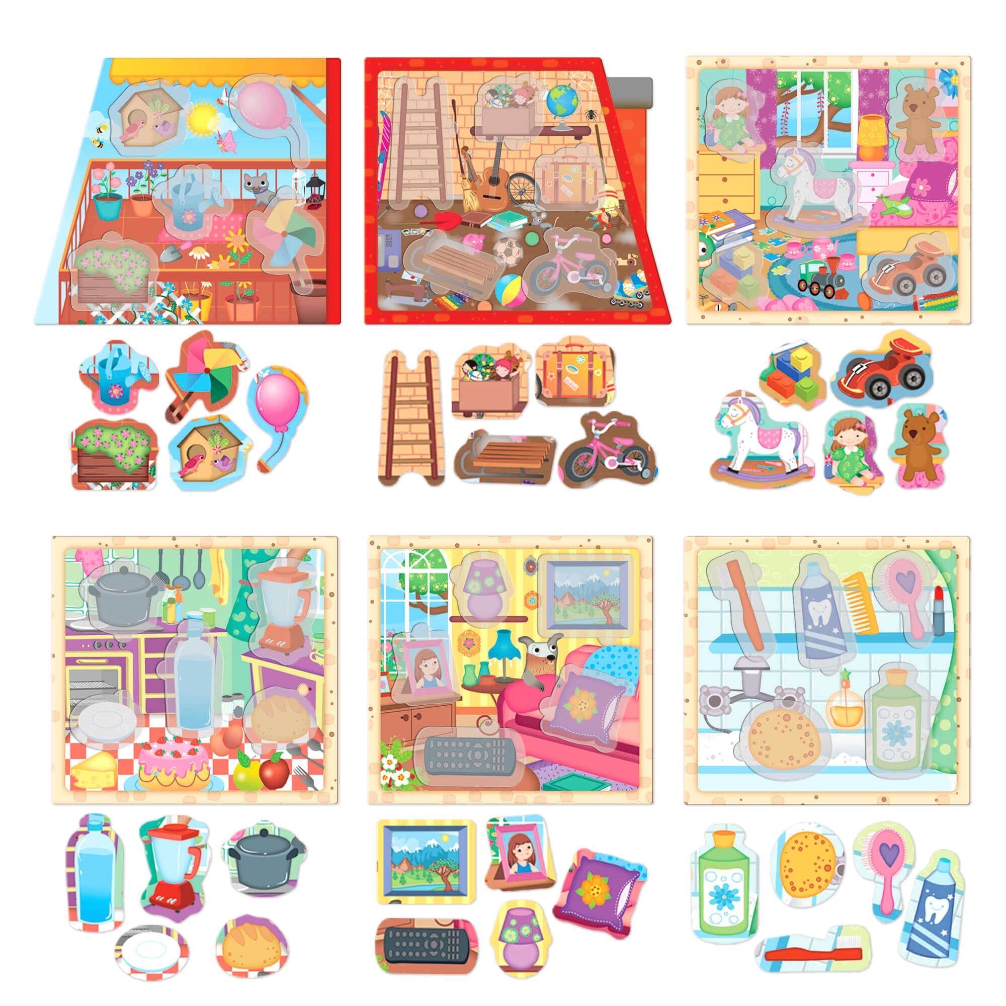 Headu Montessori My Little House Benim Küçük Evim  Eğitici Oyuncak IT20836