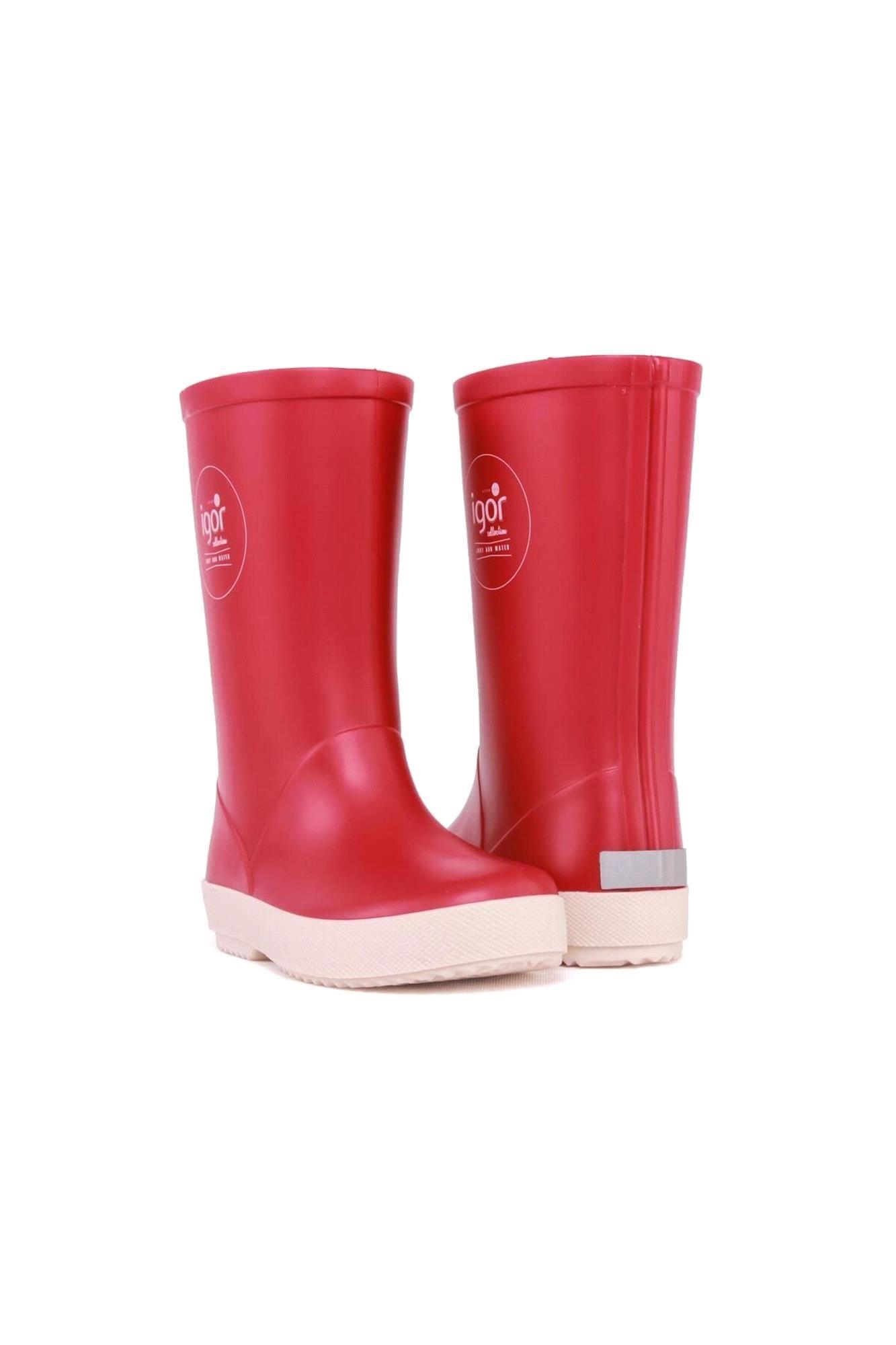 İgor Çocuk Splash Nautico Yağmur Botu Kırmızı W10107-005