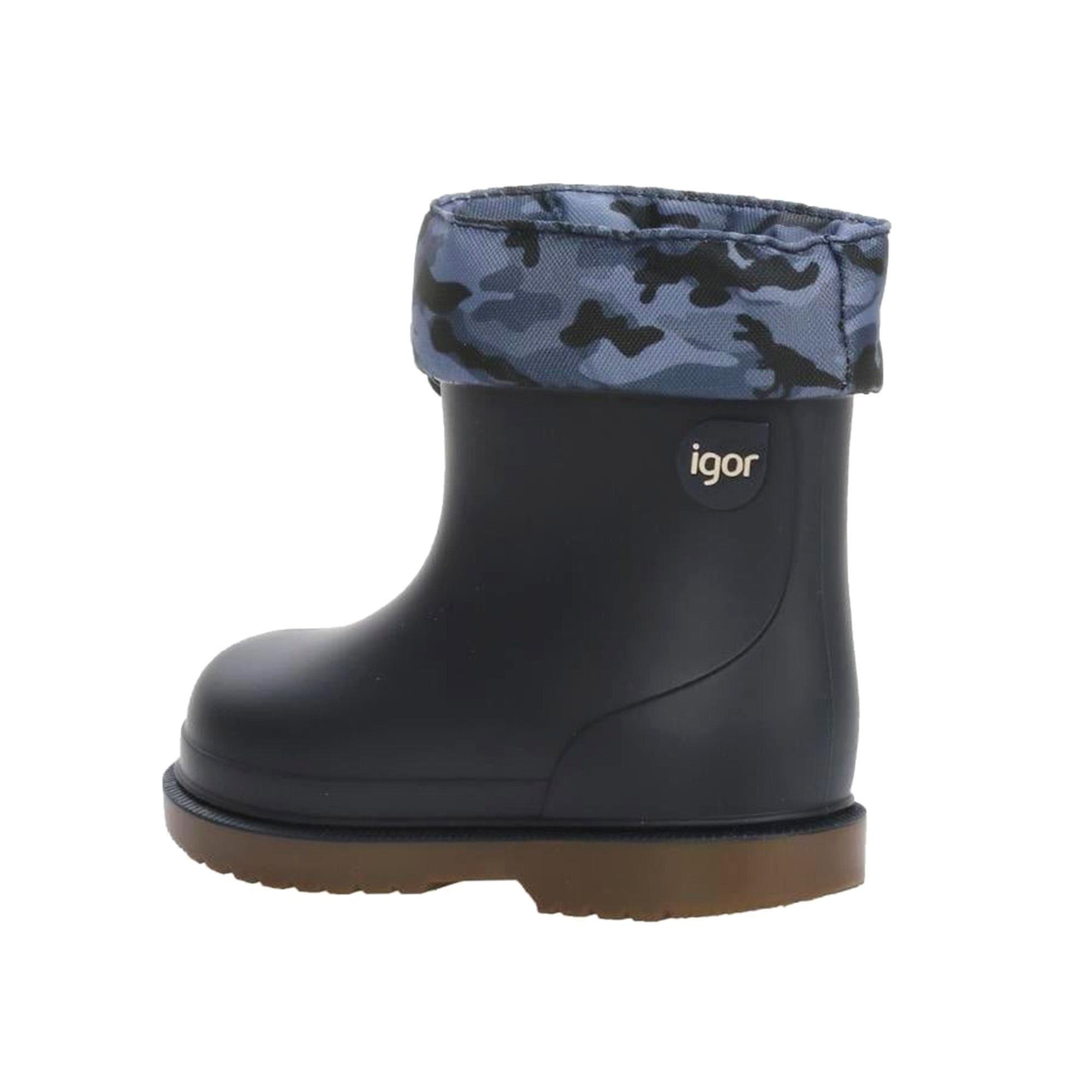 İgor Erkek Çocuk Bımbı Camo Bot Navy W10212-003