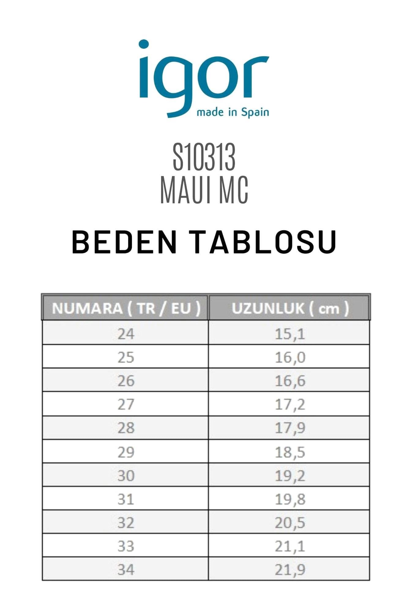İgor Erkek Çocuk Mauı Mc Sandalet Navy S10313-003