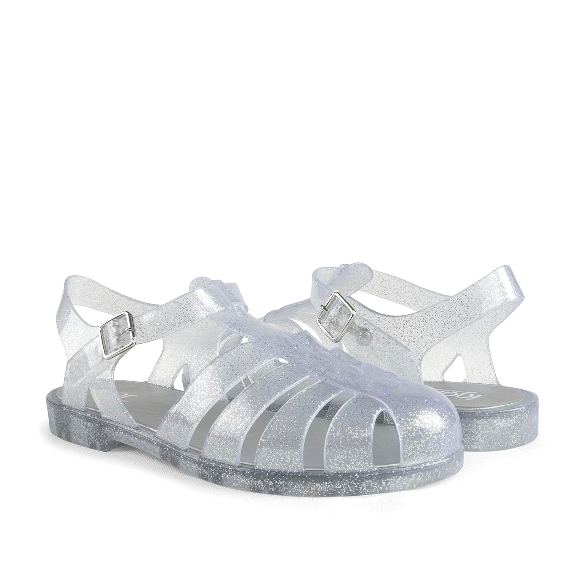 İgor Kadın Biarritz Glitter Simli Sandalet Şeffaf S10262(BB334)-135