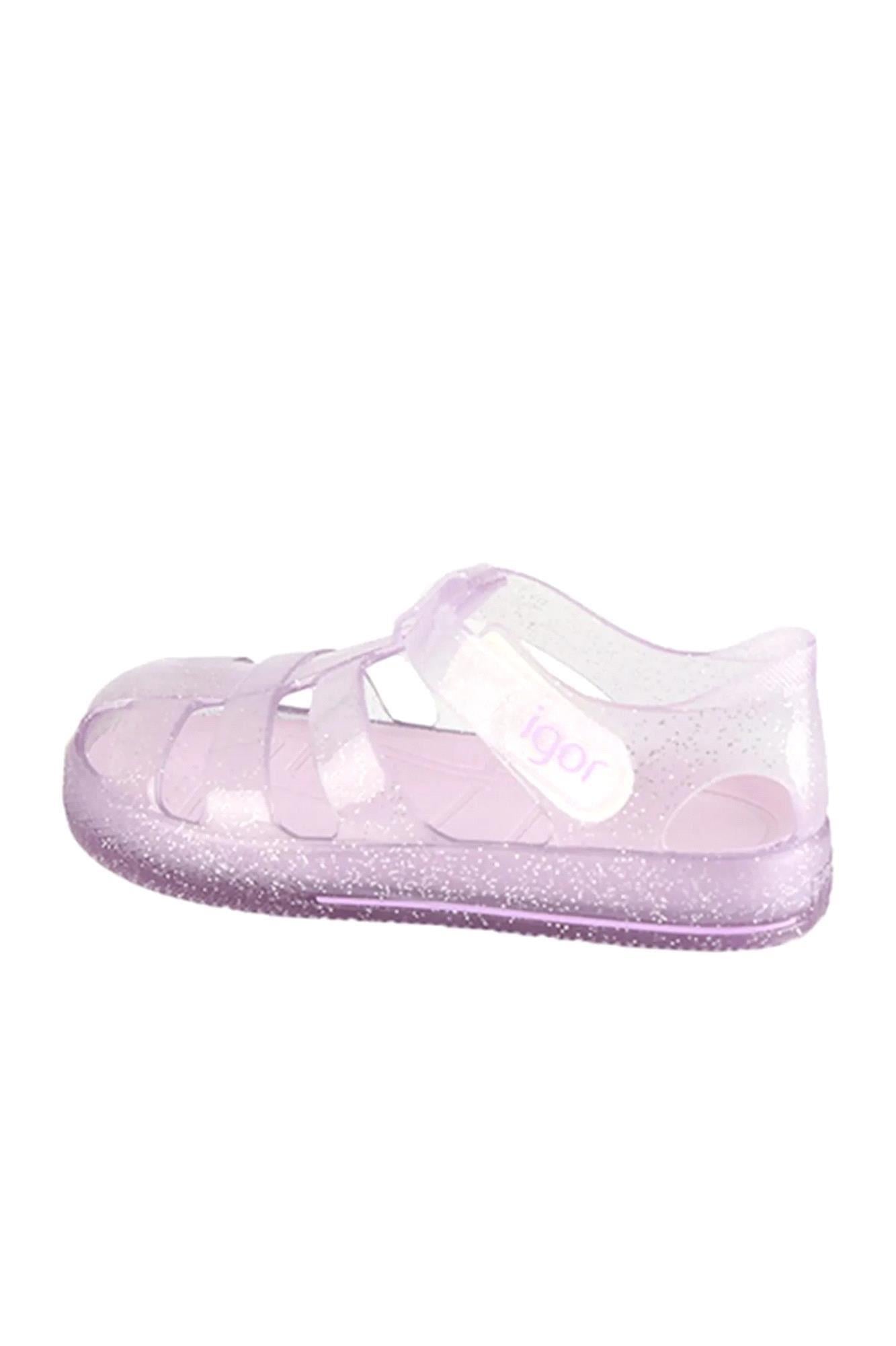 İgor Kız Çocuk Star Glitter Simli Sandalet Lila S10265-212