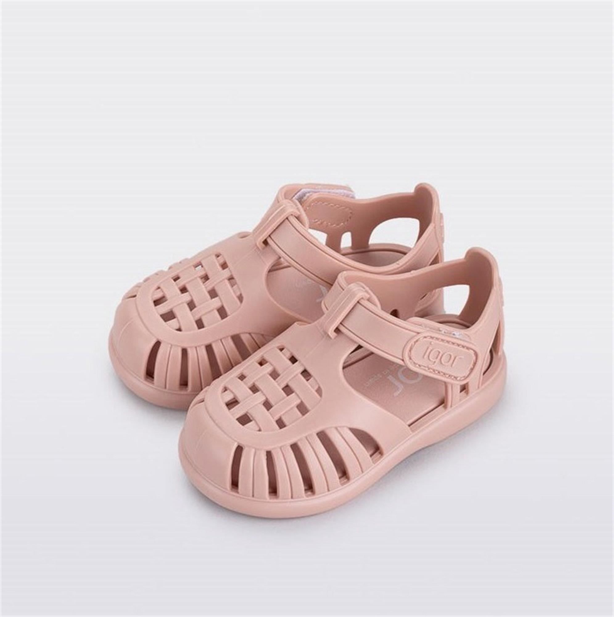 İgor Kız Çocuk Tobby Solid Sandalet Nude S10271-197
