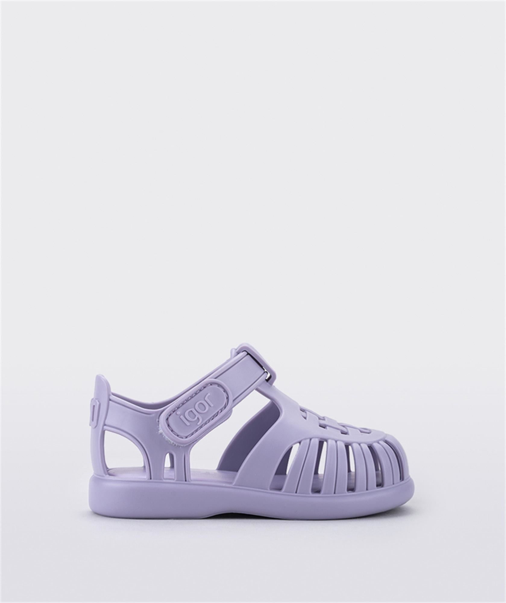 İgor Tobby Solid Kız Çocuk Sandalet Eflatun S10271-018