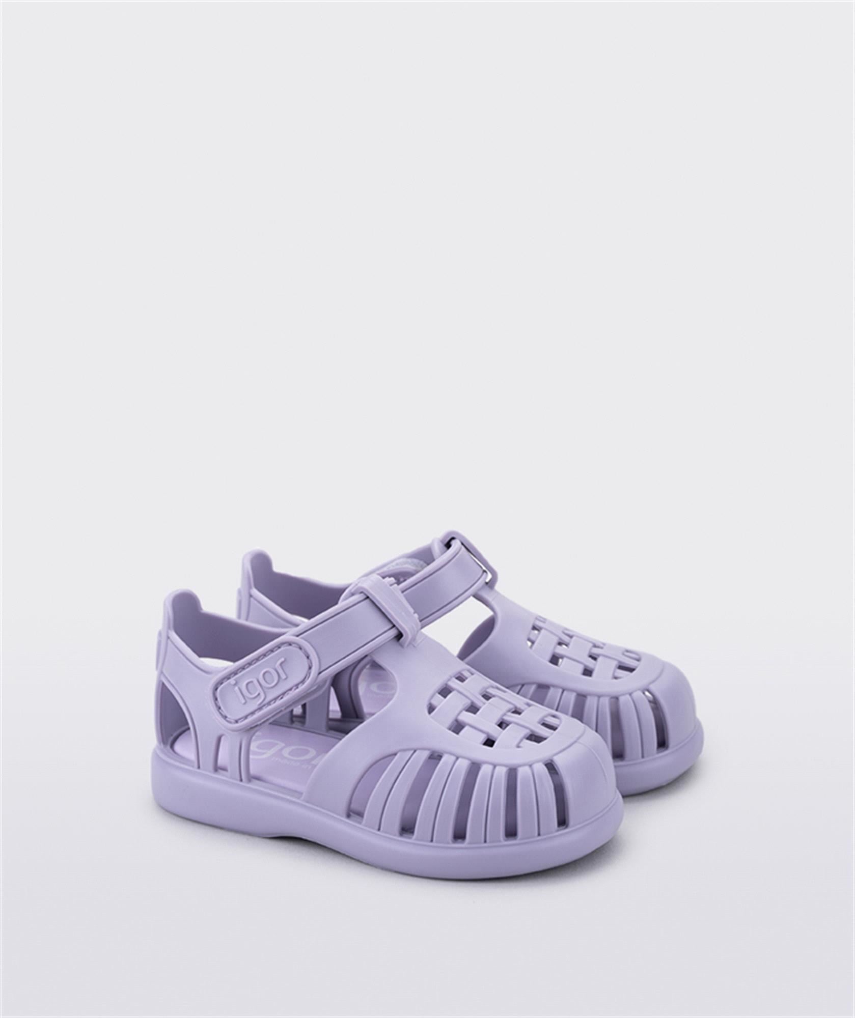 İgor Tobby Solid Kız Çocuk Sandalet Eflatun S10271-018