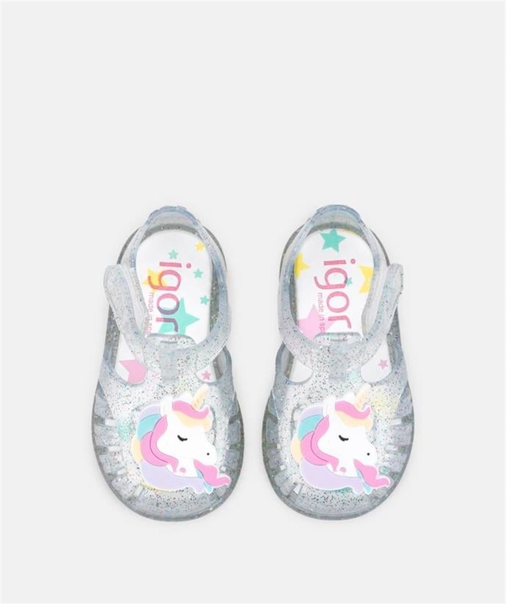 İgor Tobby Unicornio Sandalet Transparent S10341-386