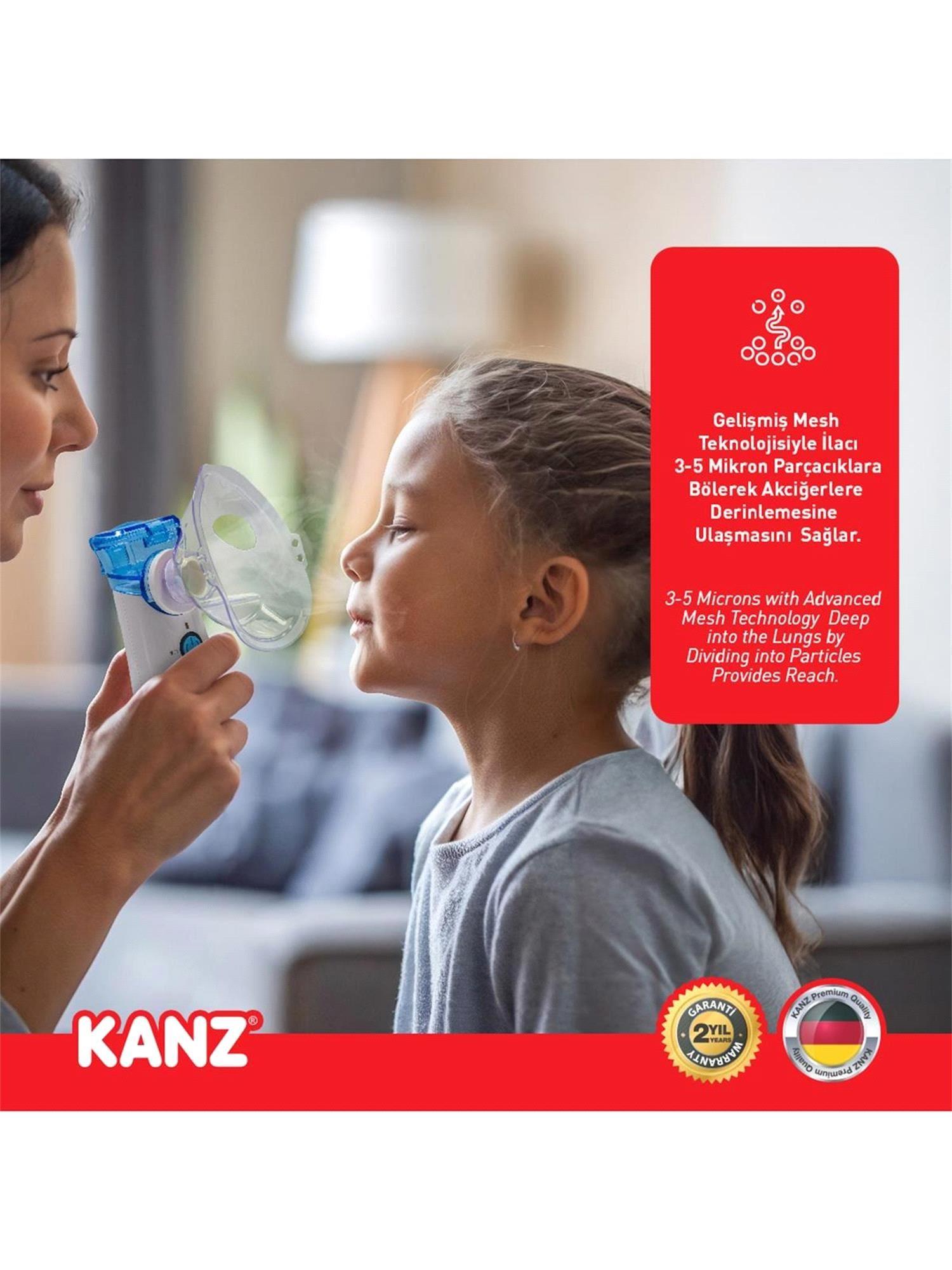 Kanz Taşınabilir Mesh Nebulizatör KNZ-0711