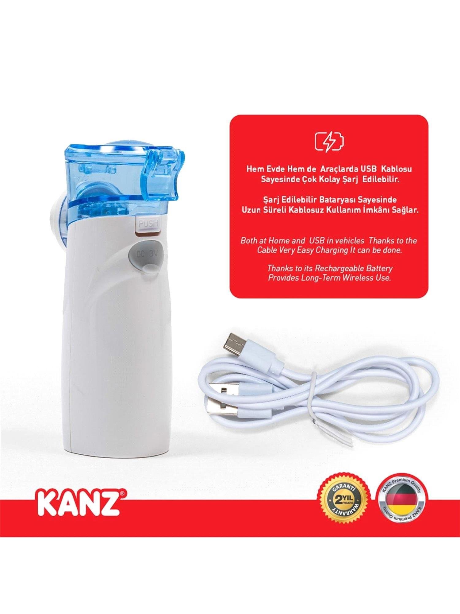 Kanz Taşınabilir Mesh Nebulizatör KNZ-0711